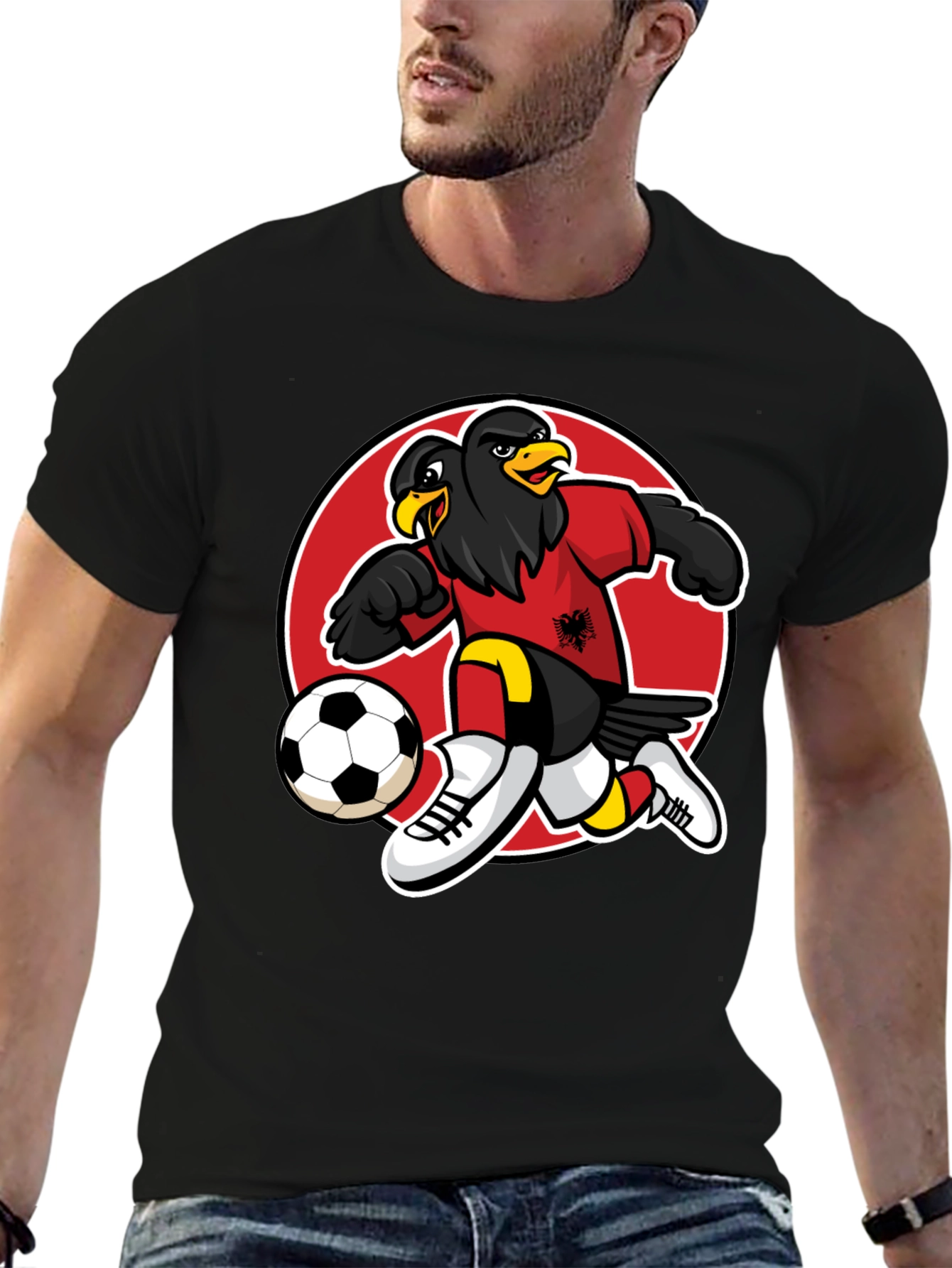 Albanian Eagle Soccer T-Shirt