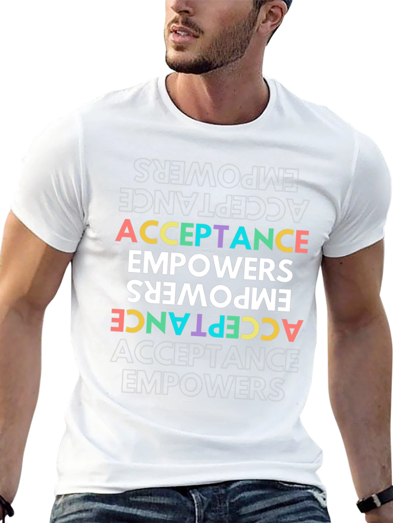 Acceptance Empowers Graphic Tee - Black