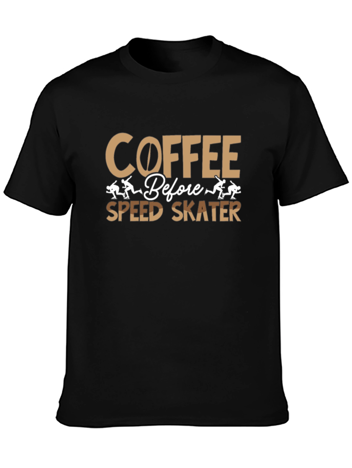 Coffee Before Speed Skater Graphic T-Shirt