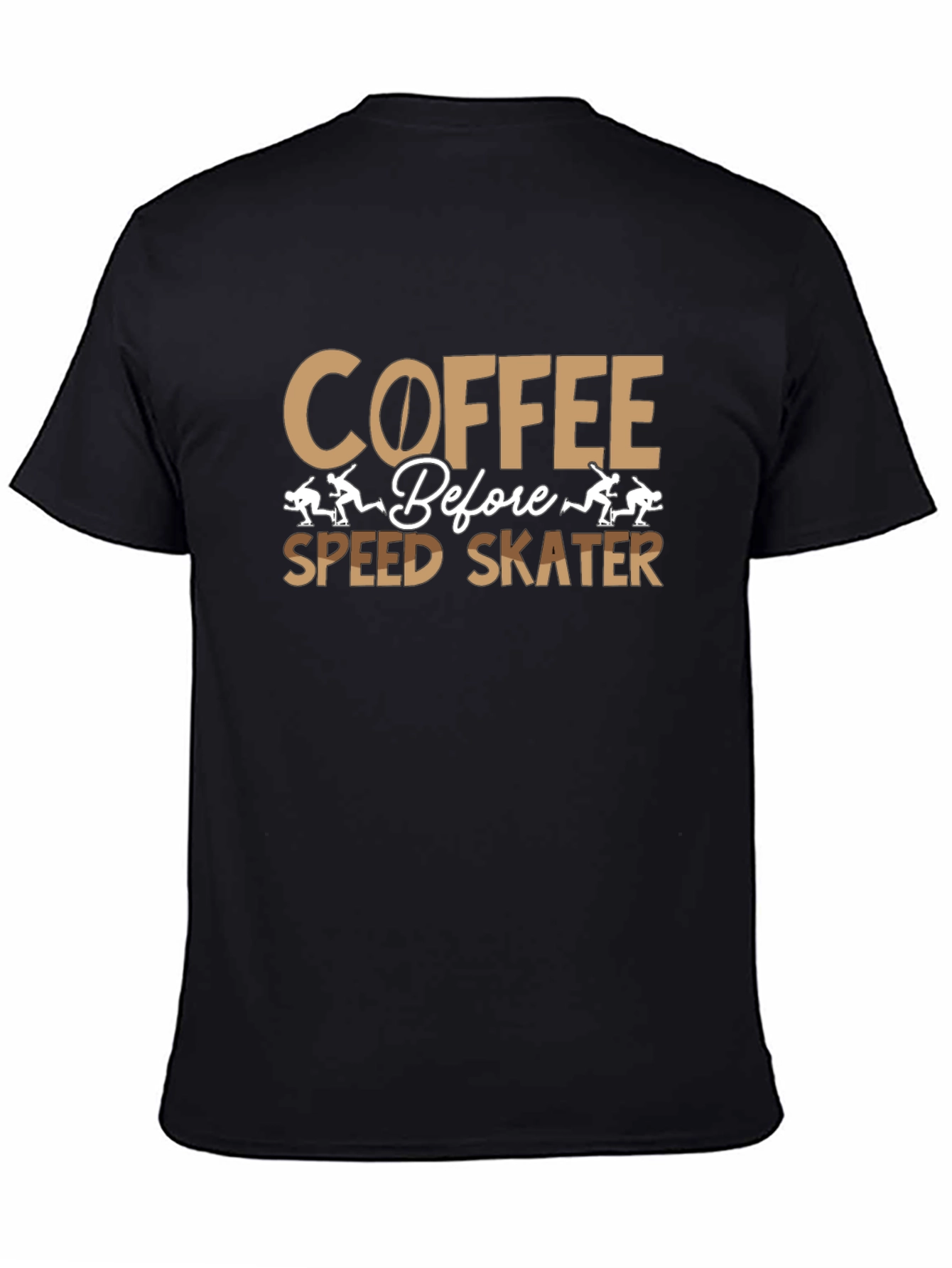 Coffee Before Speed Skater Graphic T-Shirt