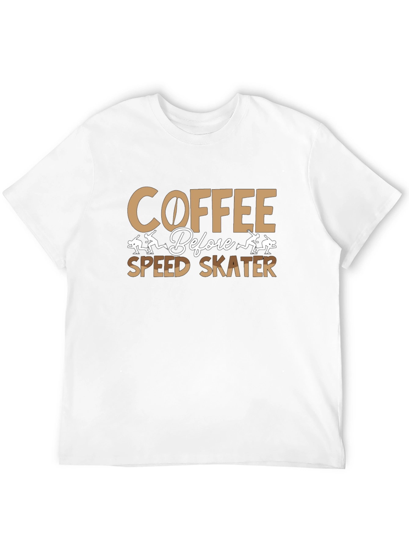 Coffee Before Speed Skater Graphic T-Shirt