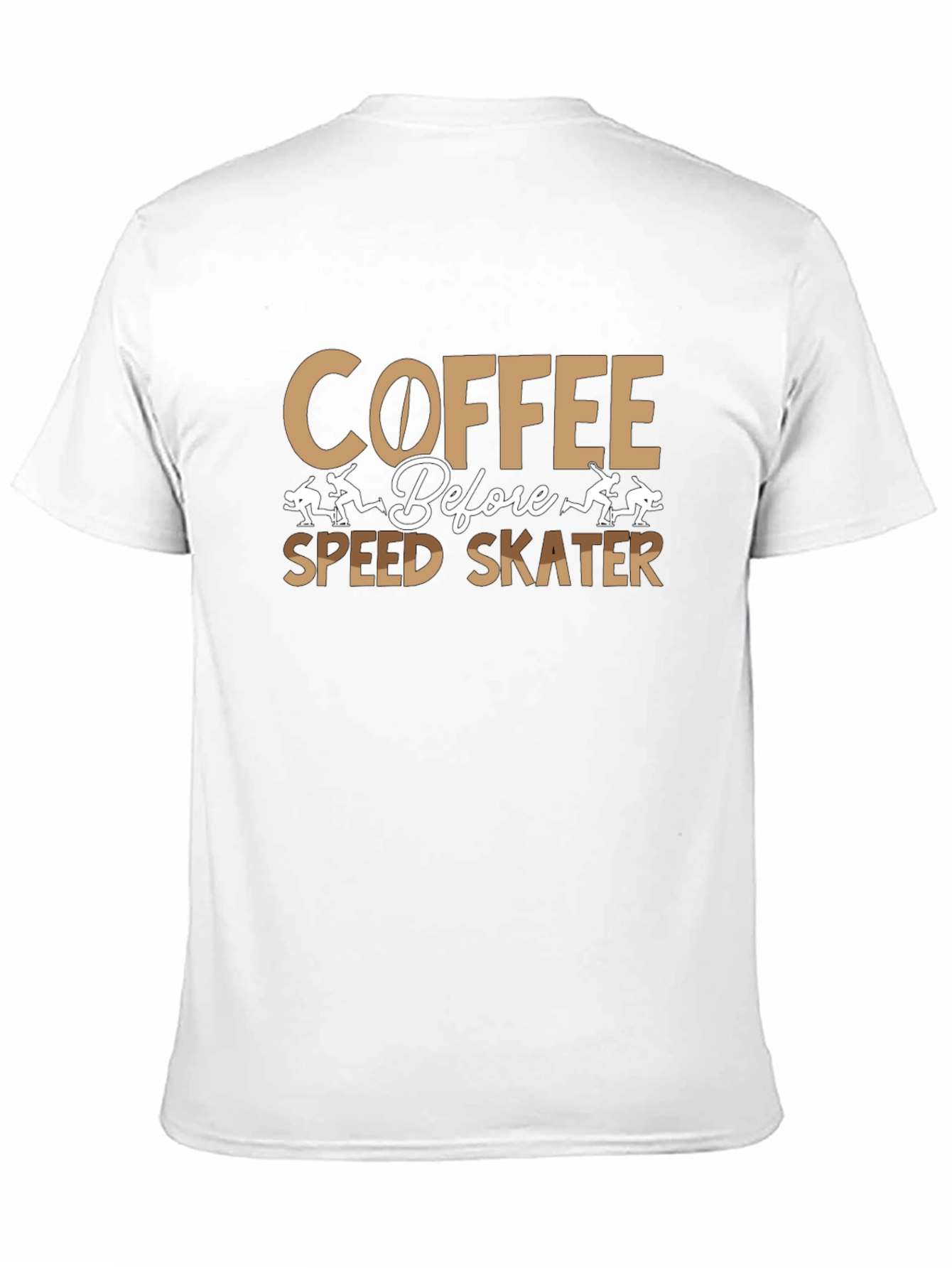 Coffee Before Speed Skater Graphic T-Shirt