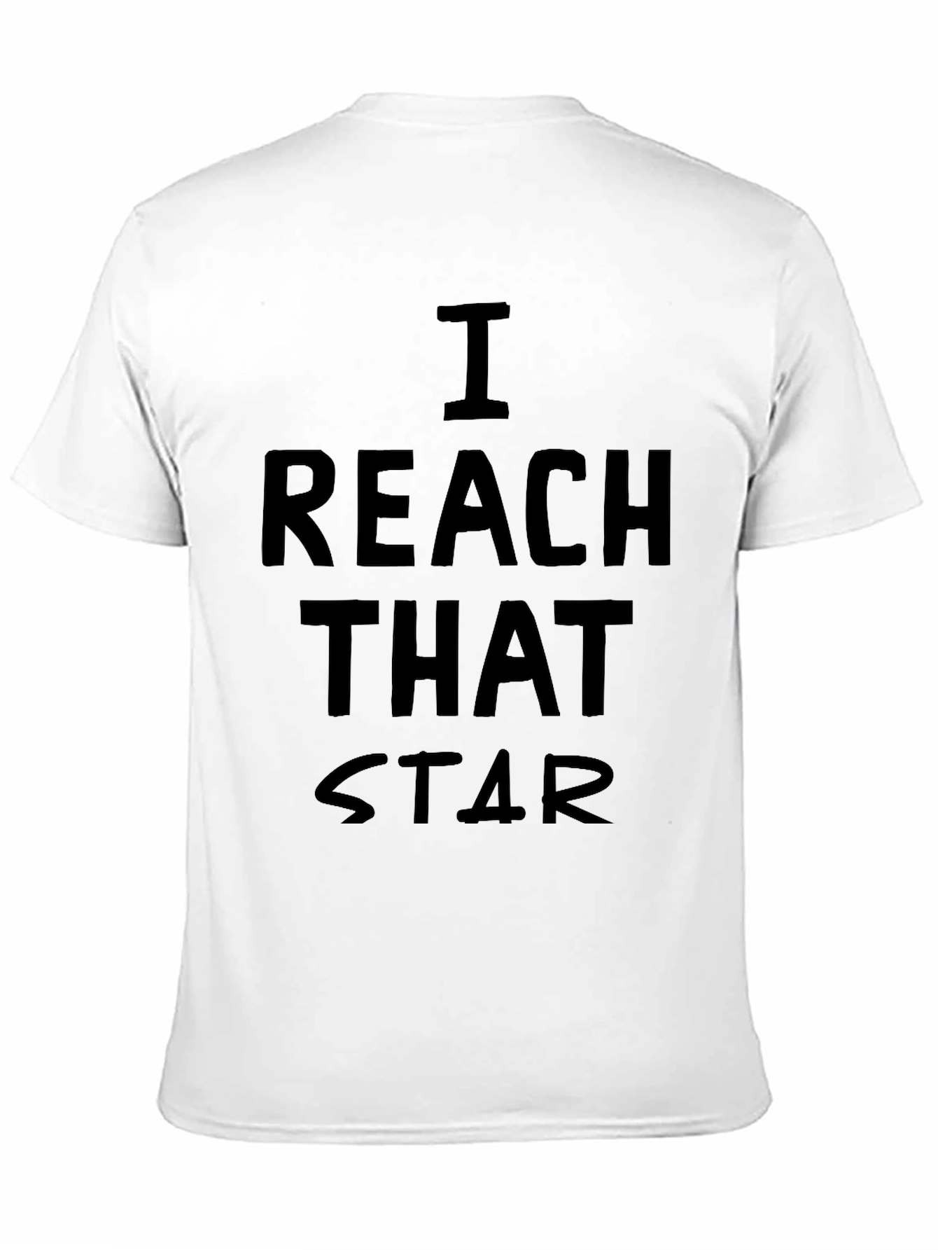 I Reach That Star Graphic Tee - Black