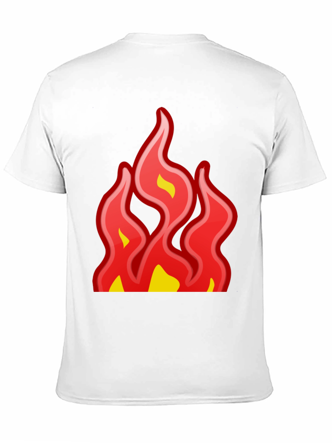 Fiery Graphic Tee - Bold Statement T-Shirt