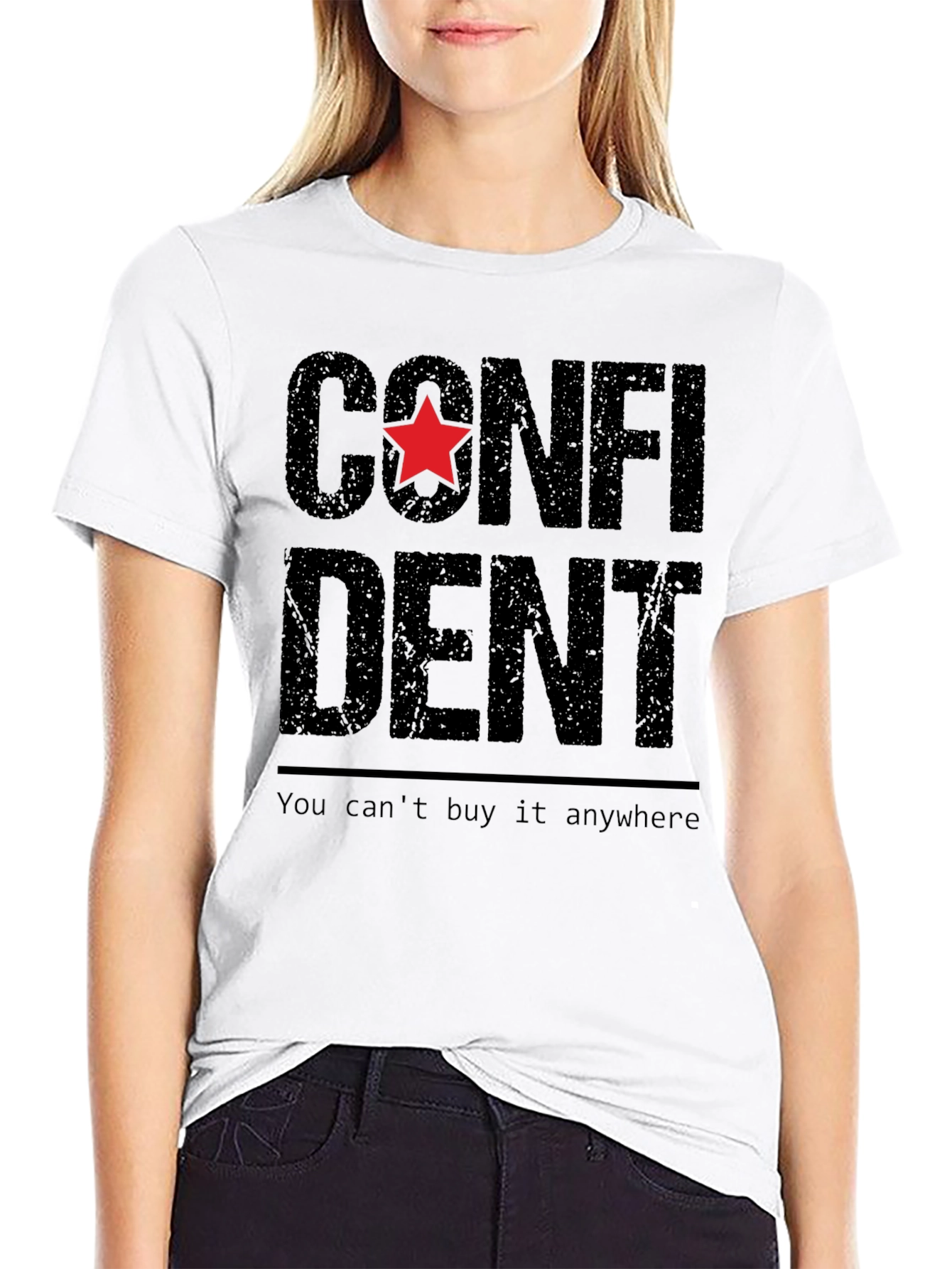 Confident Star Graphic T-Shirt - You Cant Buy It!
