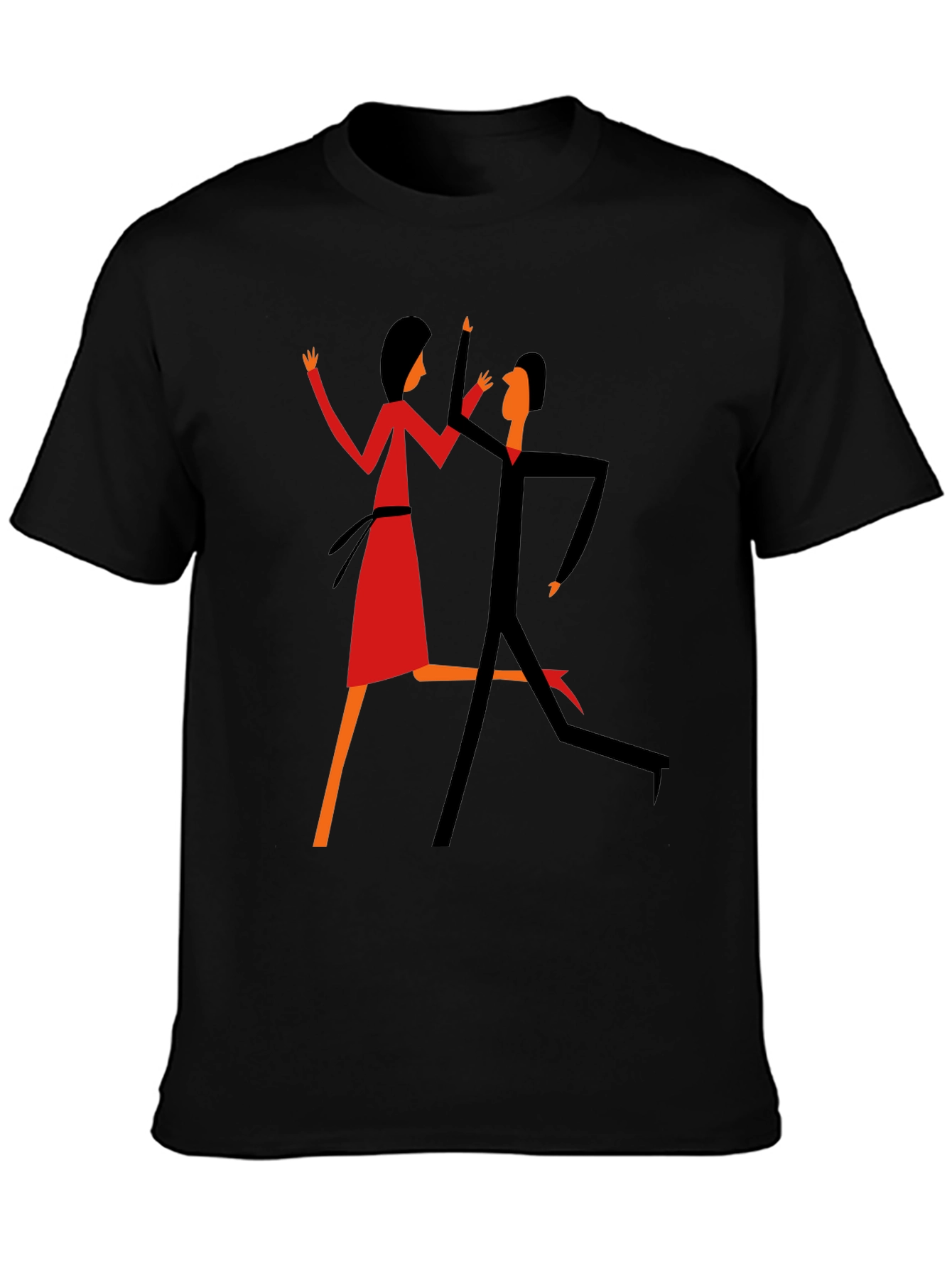 Abstract Dance T-Shirt: Unique Graphic Tee