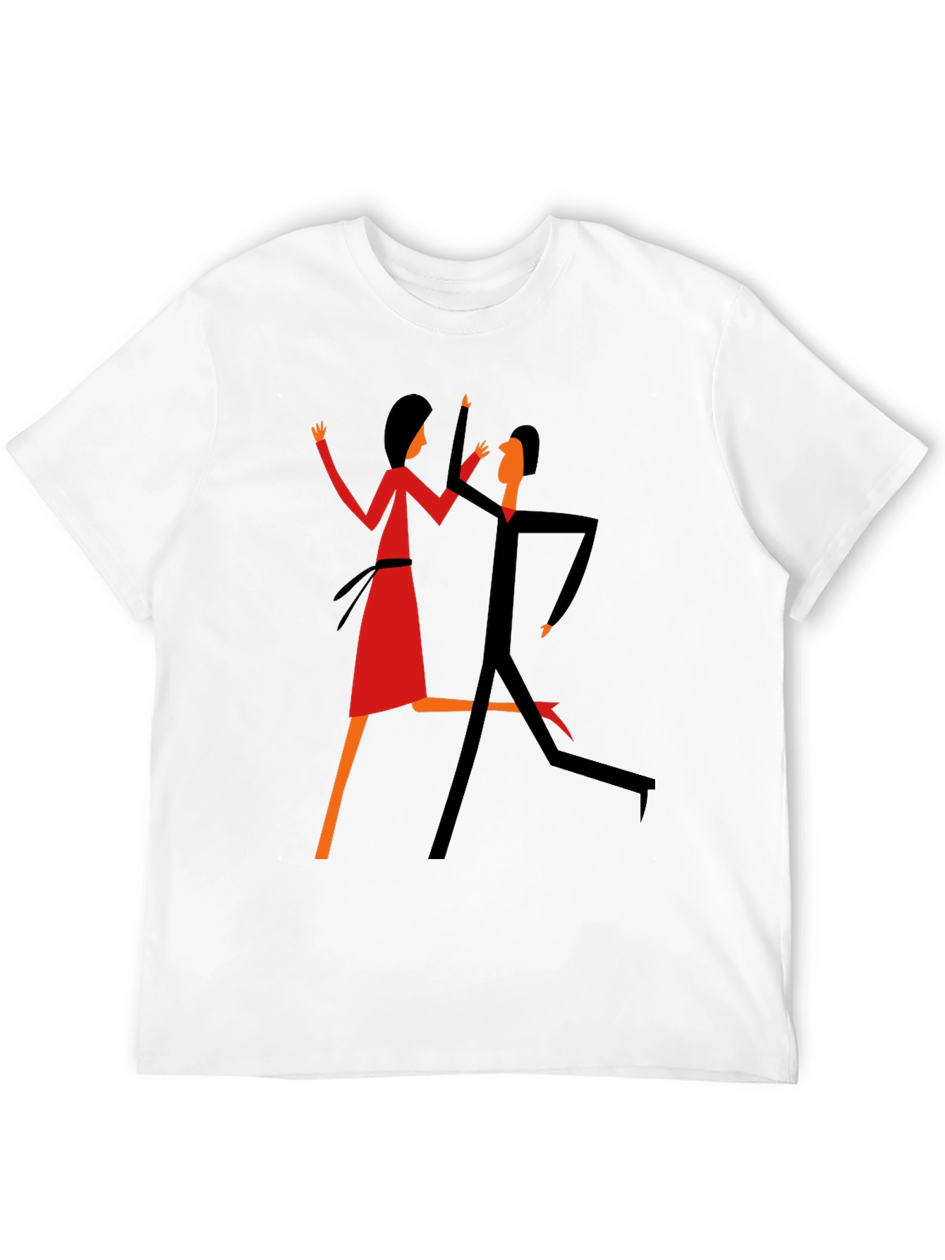Abstract Dance T-Shirt: Unique Graphic Tee