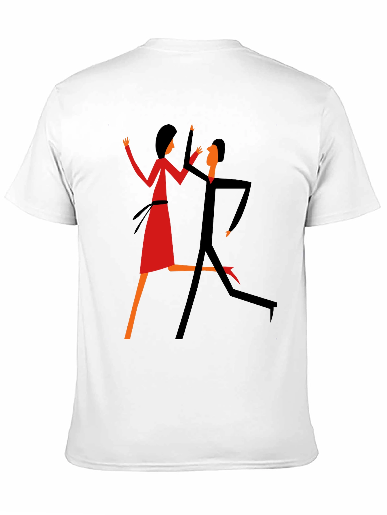 Abstract Dance T-Shirt: Unique Graphic Tee
