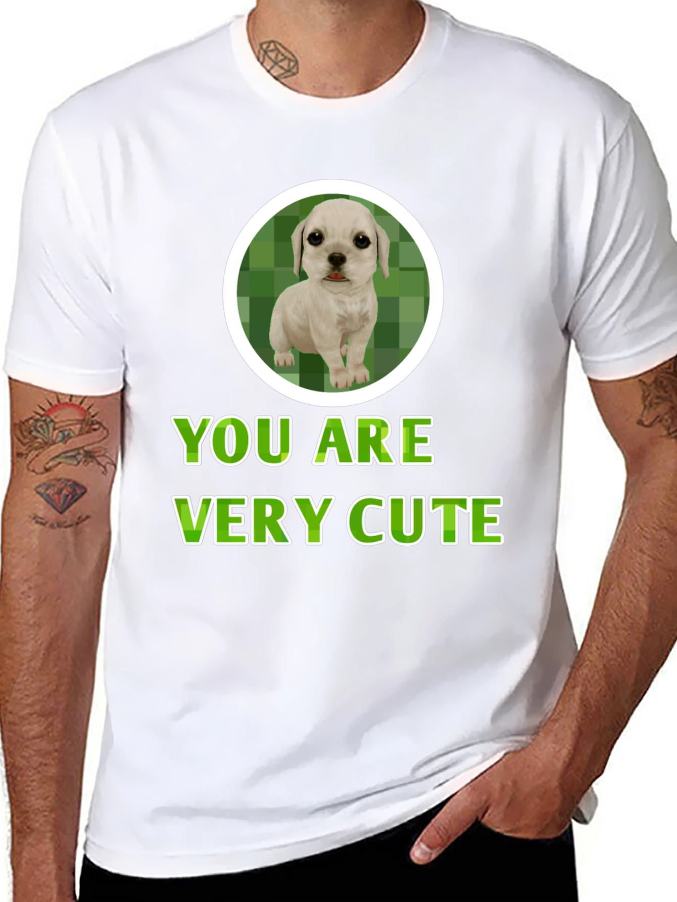 Cute Puppy T-Shirt - You Are Very Cute Design