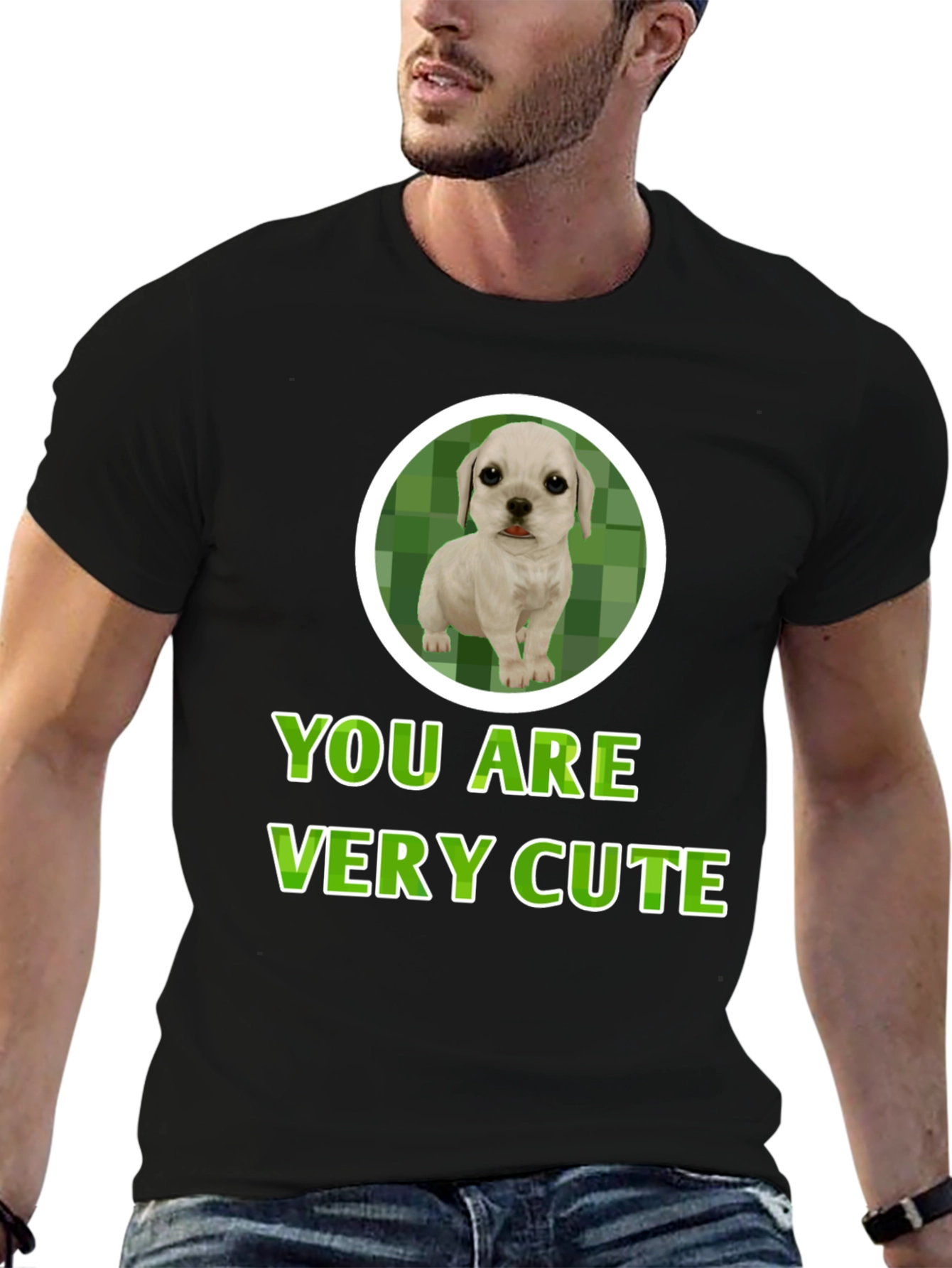 Cute Puppy T-Shirt - You Are Very Cute Design