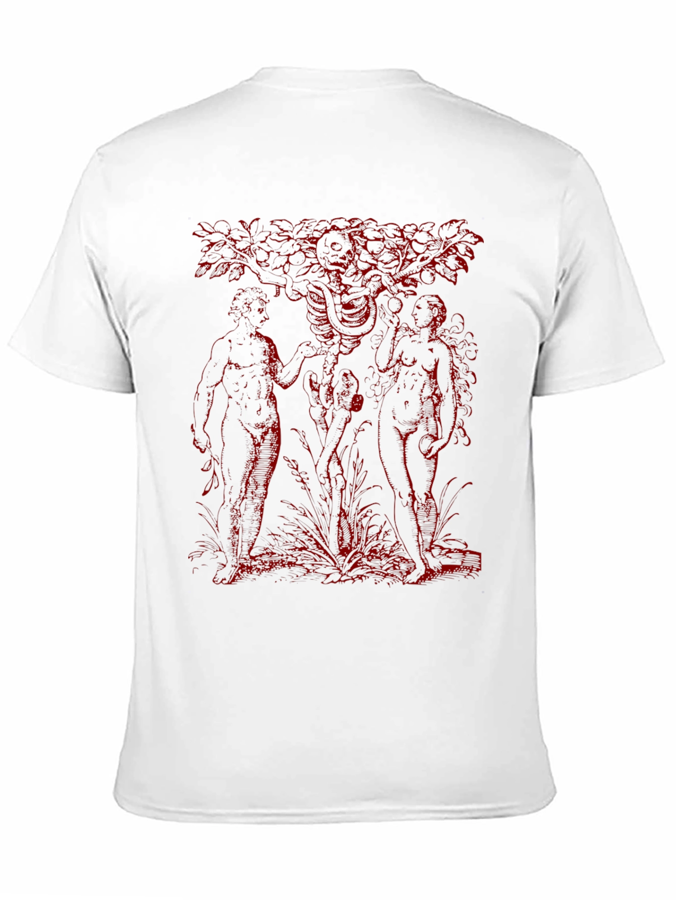 Adam and Eve Graphic Tee - Black