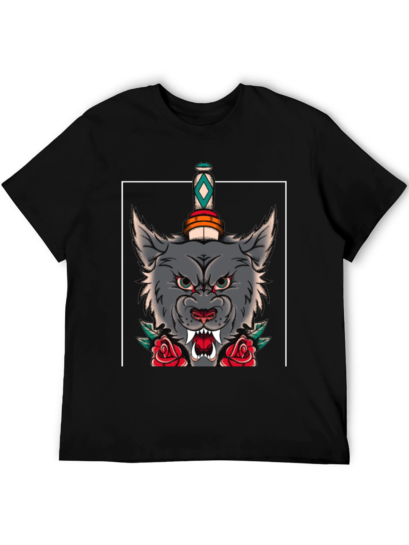 Wolf & Dagger Graphic Print T-Shirt