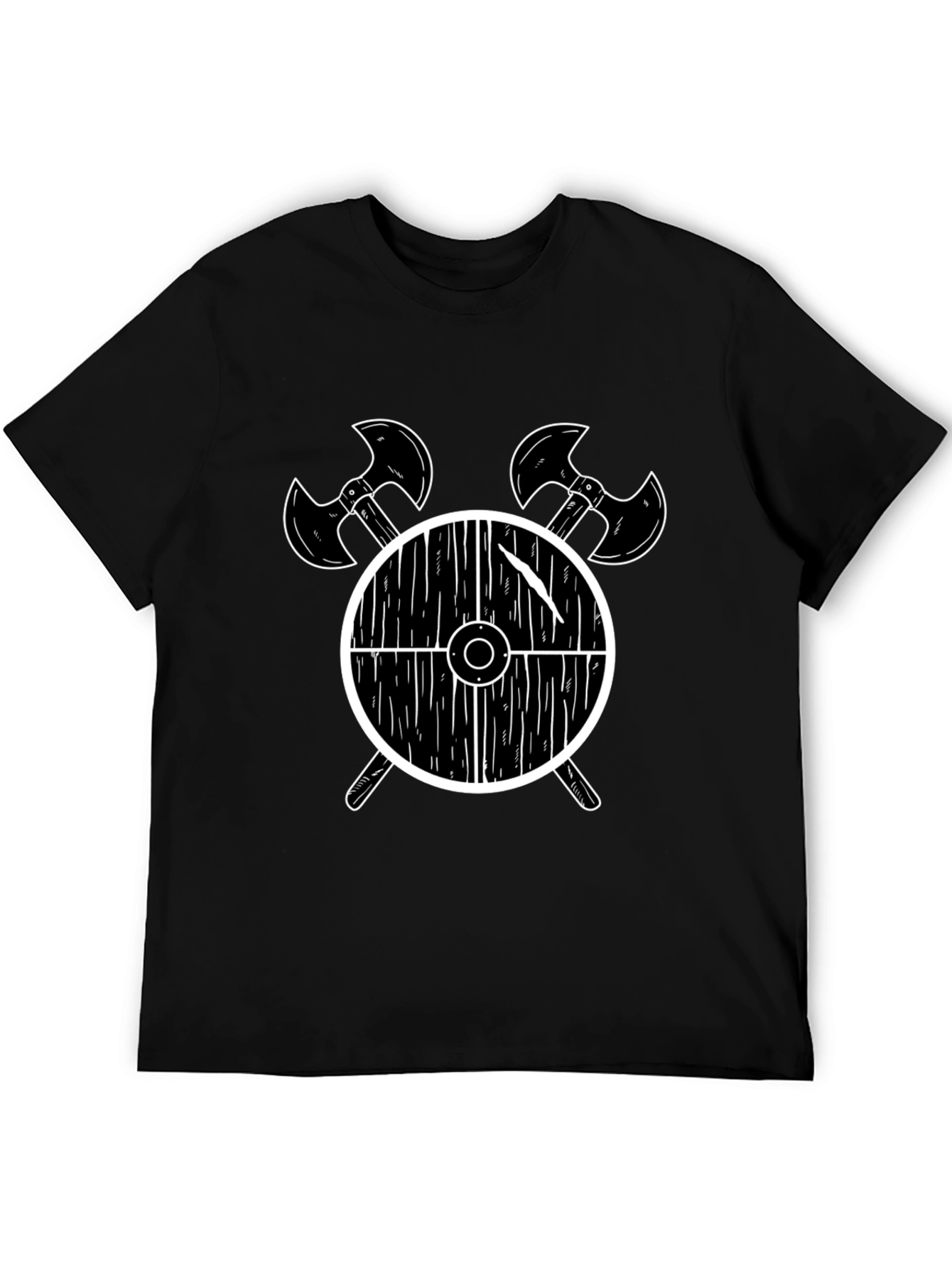 Viking Shield and Axes Graphic T-Shirt