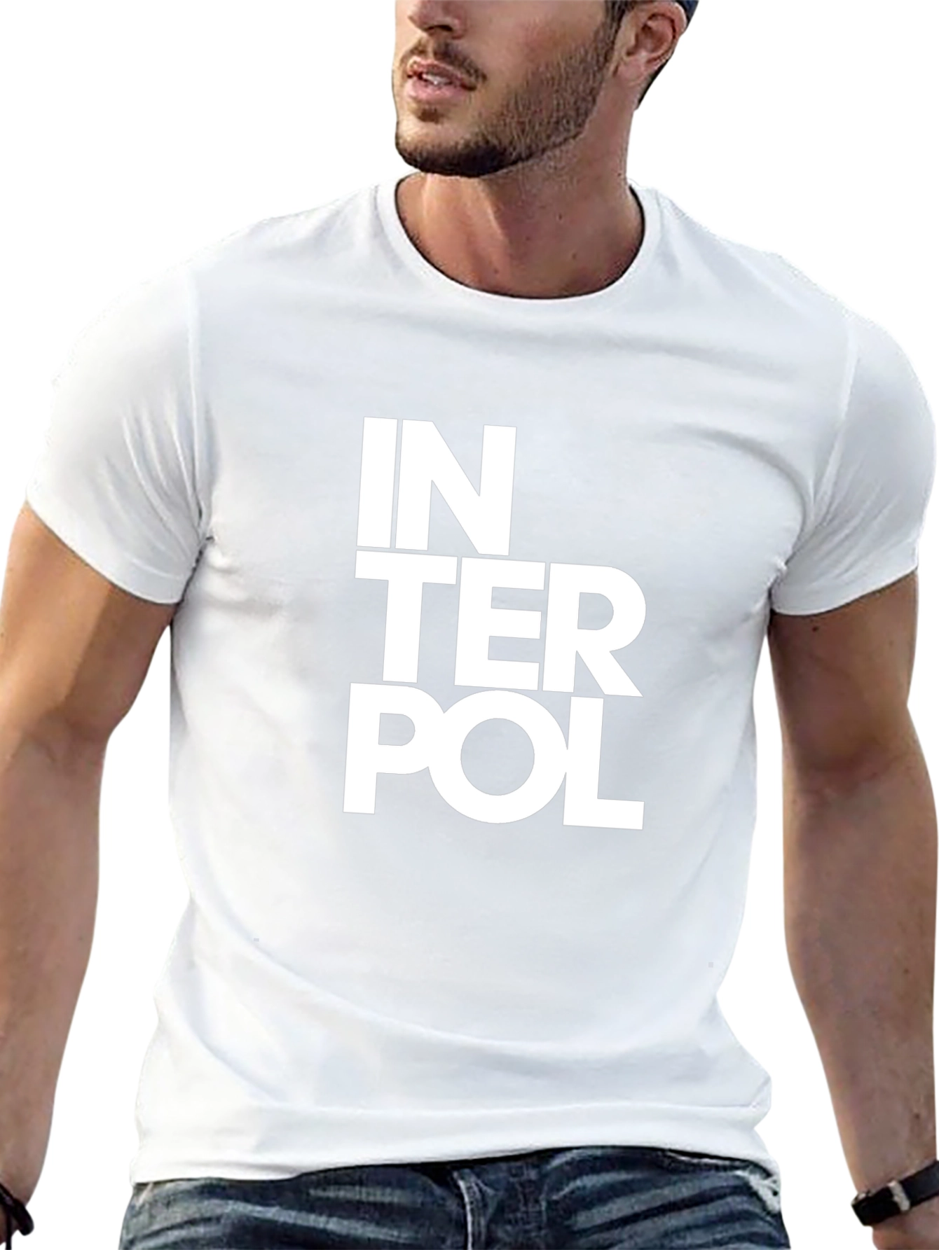 Interpol Band Logo Black T-Shirt
