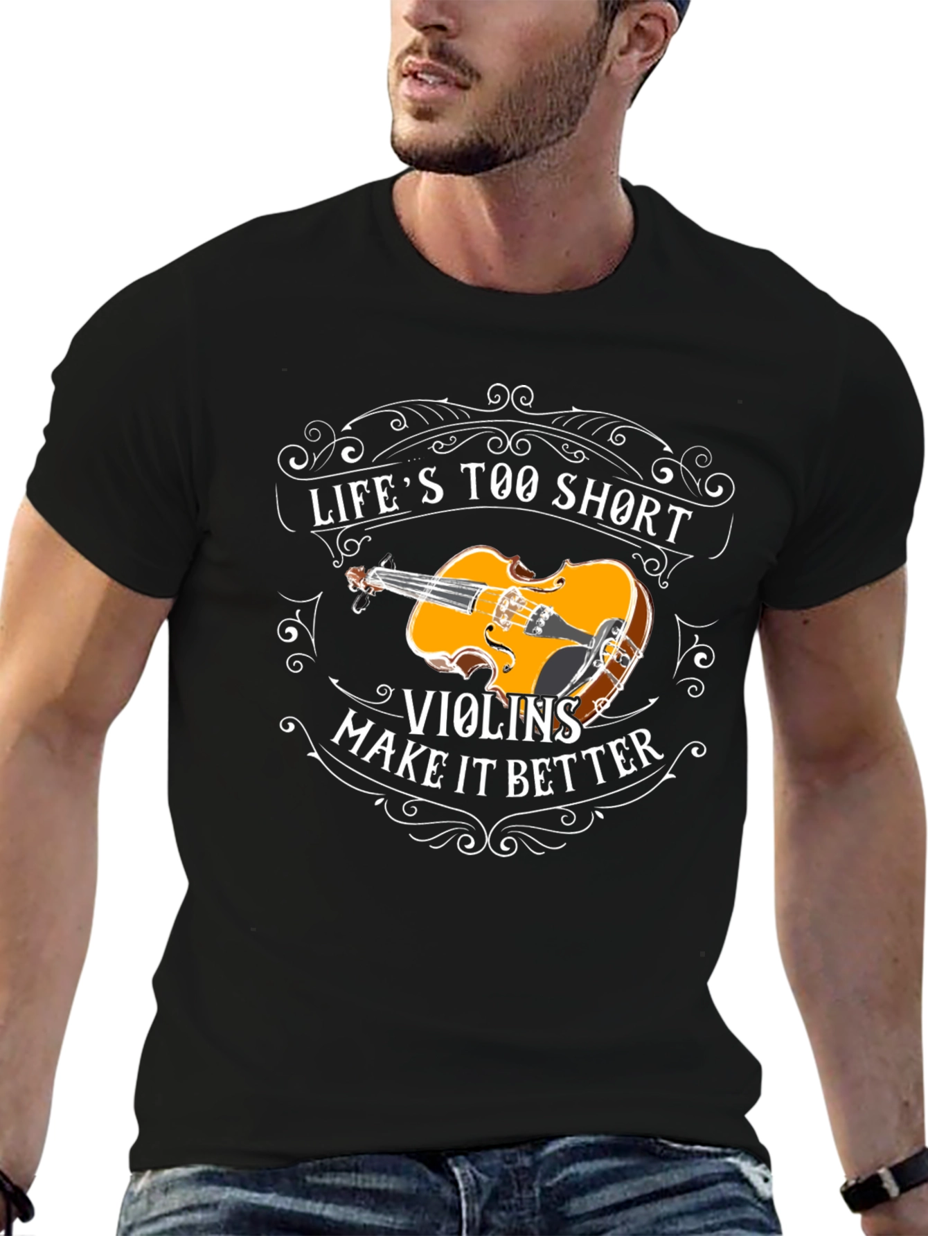 Lifes Too Short Violins T-Shirt