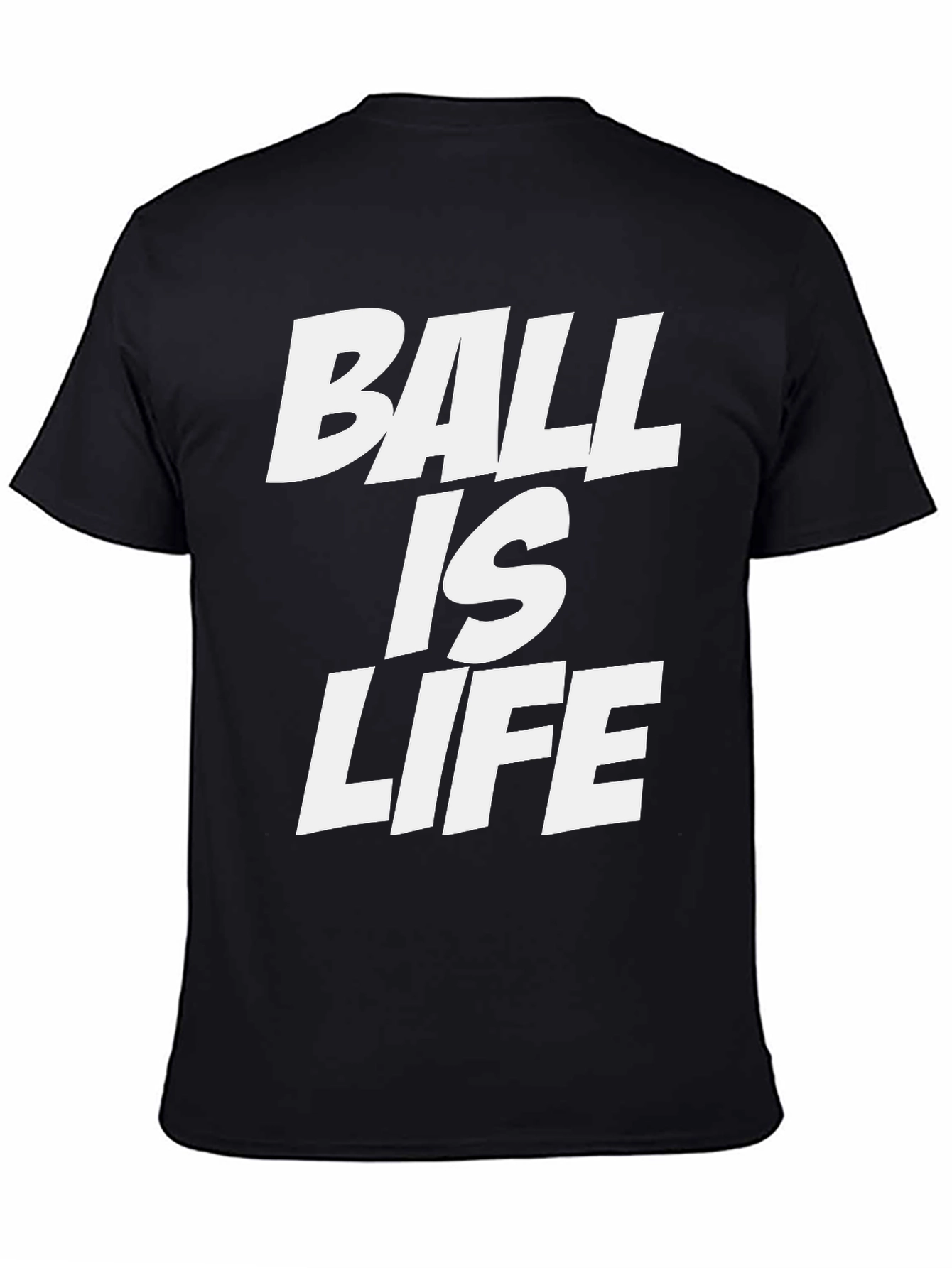 Ball is Life Black Graphic Tee