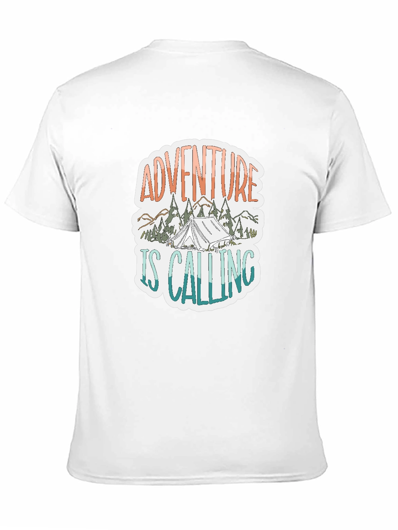 Adventure is Calling Graphic Tee - Black