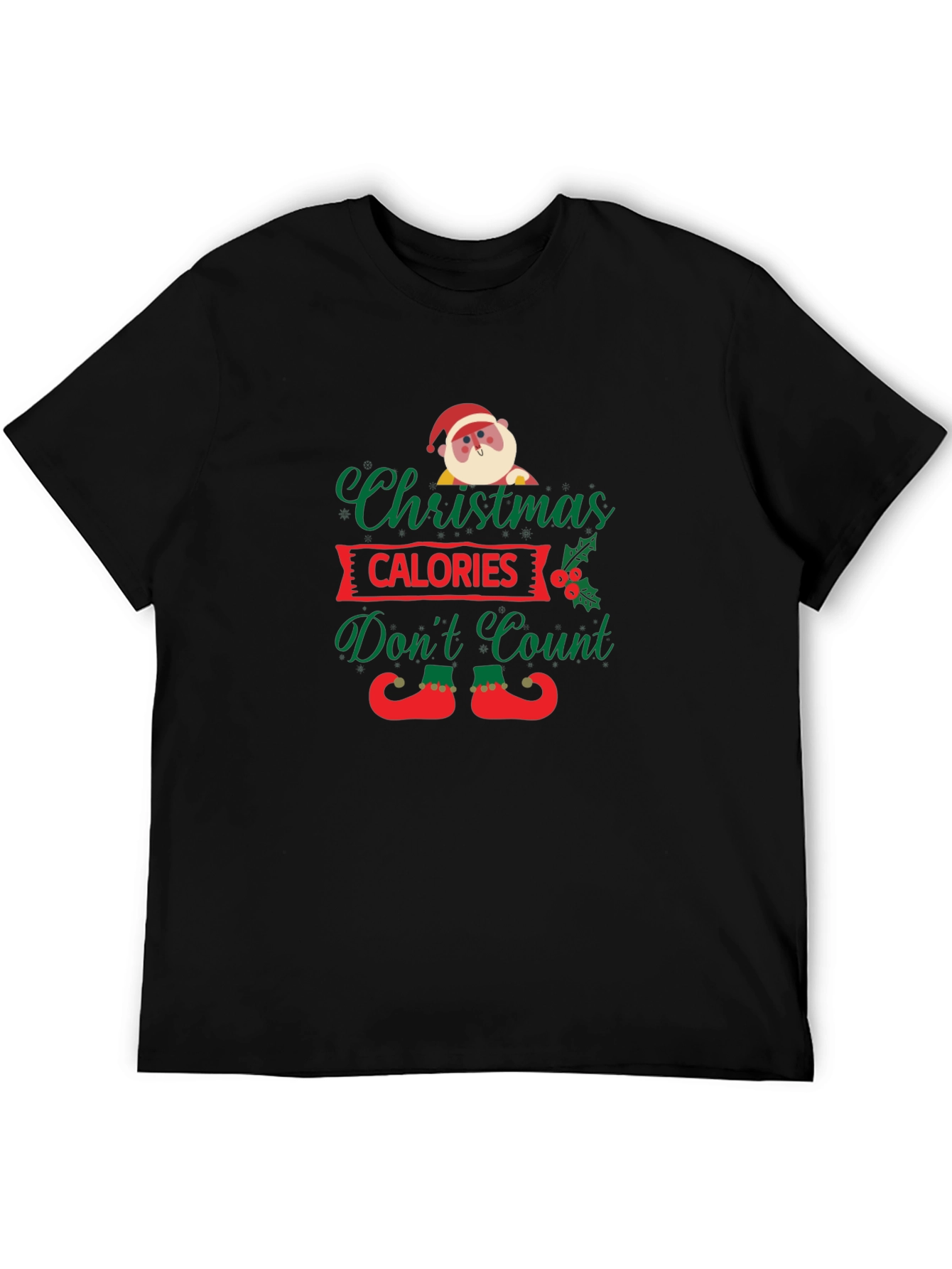 Funny Christmas Calories Dont Count T-Shirt