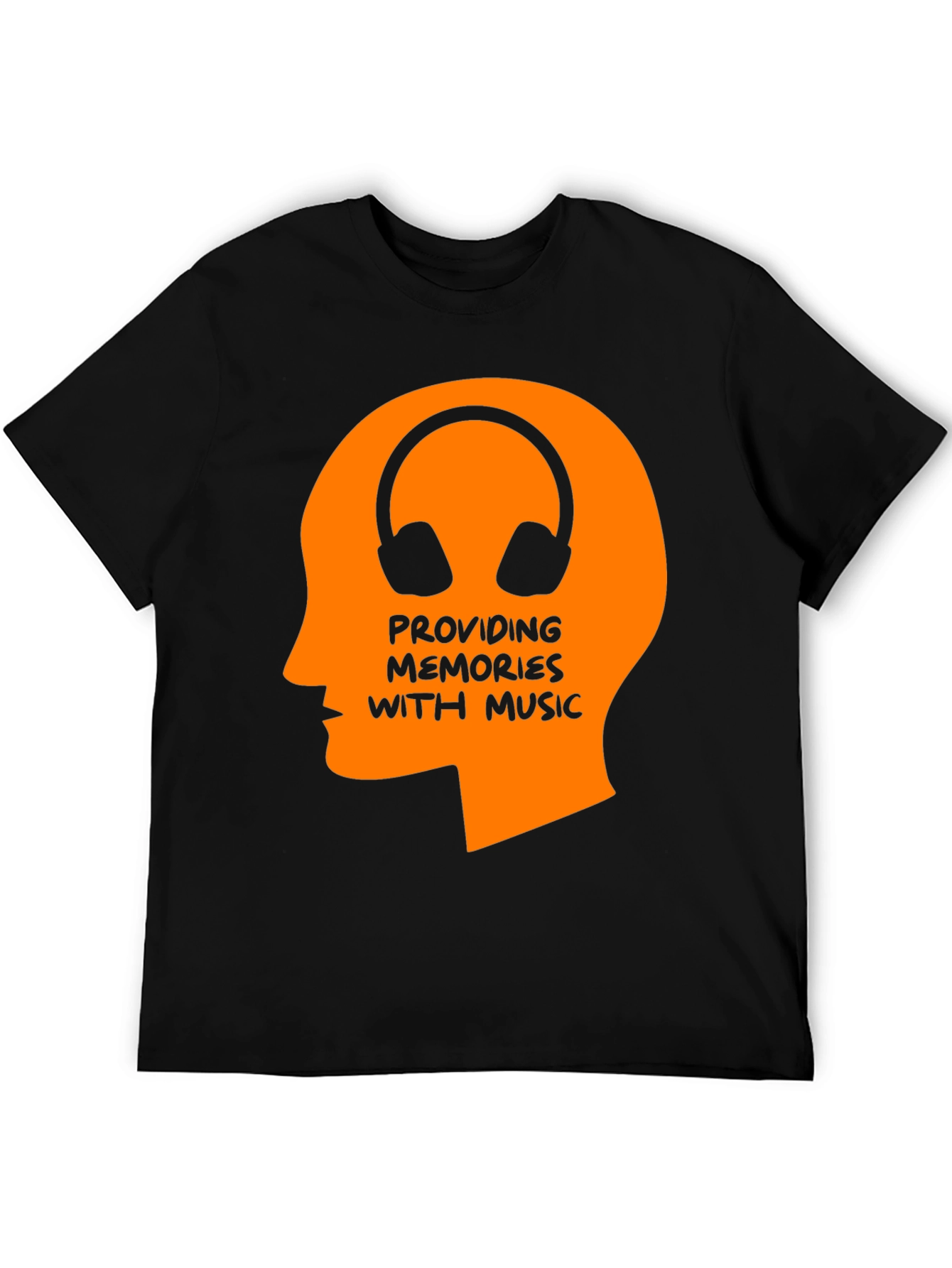Music Memories Graphic Tee - Black Unisex T-Shirt