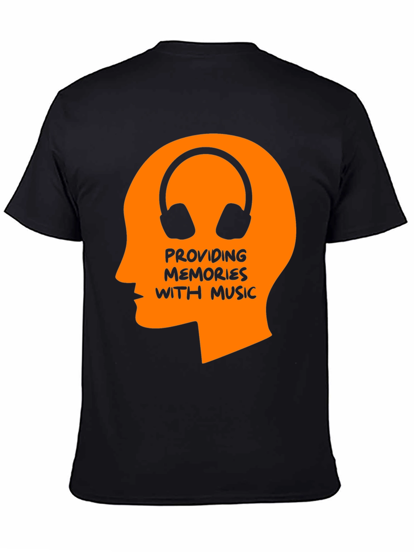 Music Memories Graphic Tee - Black Unisex T-Shirt