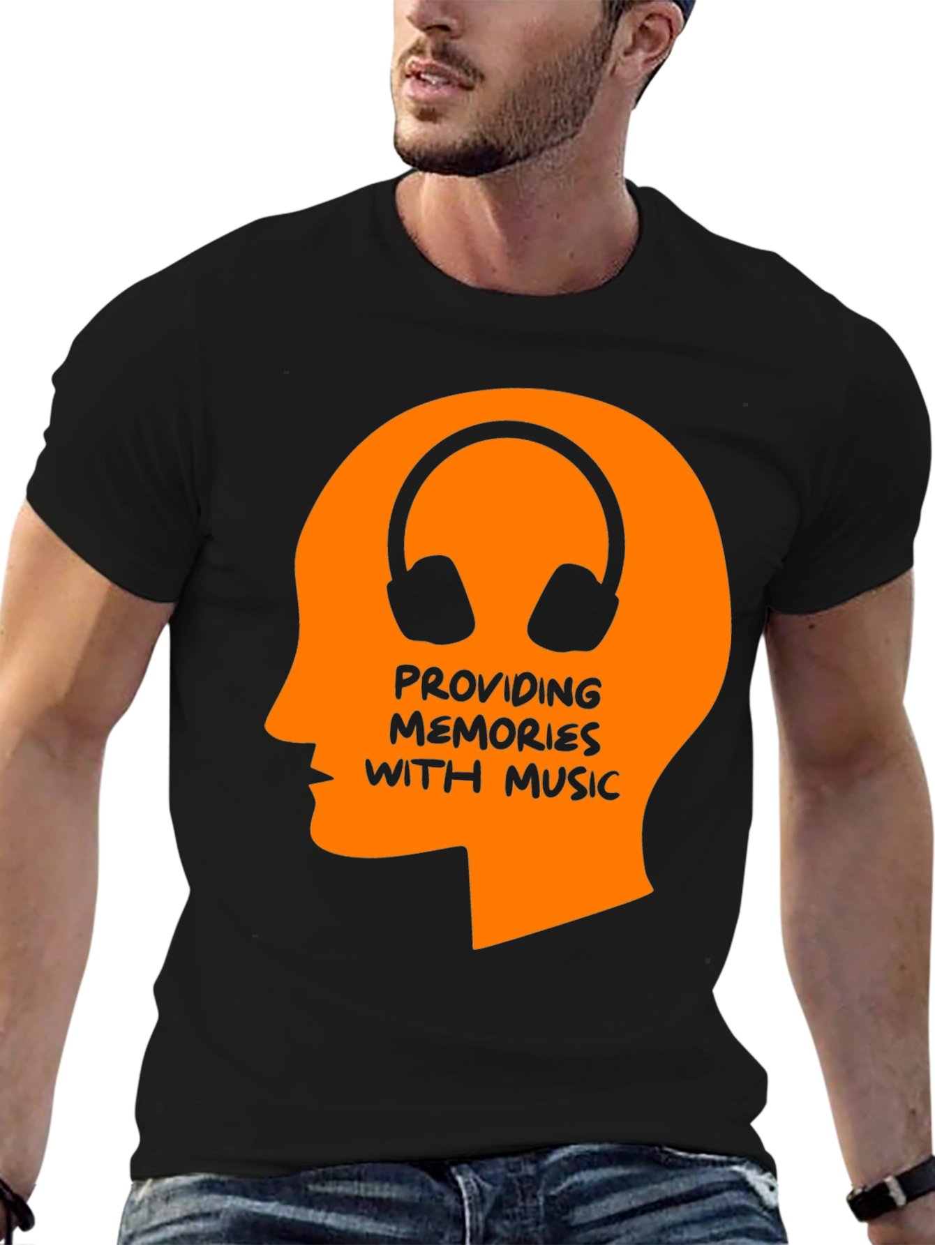 Music Memories Graphic Tee - Black Unisex T-Shirt
