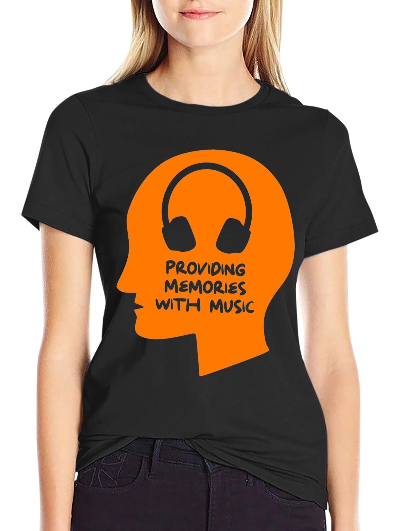 Music Memories Graphic Tee - Black Unisex T-Shirt