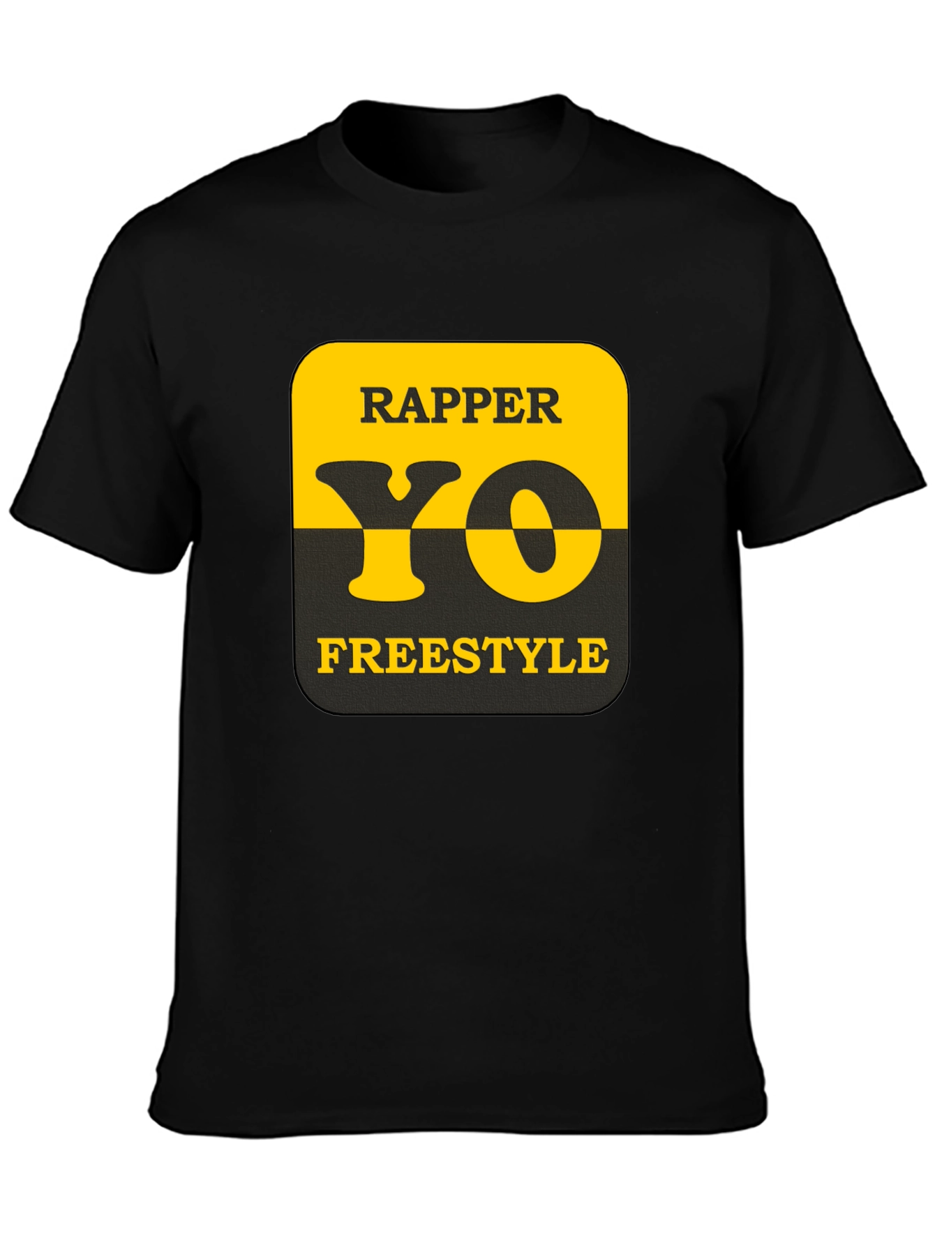 Rapper Yo Freestyle Graphic Tee - Black