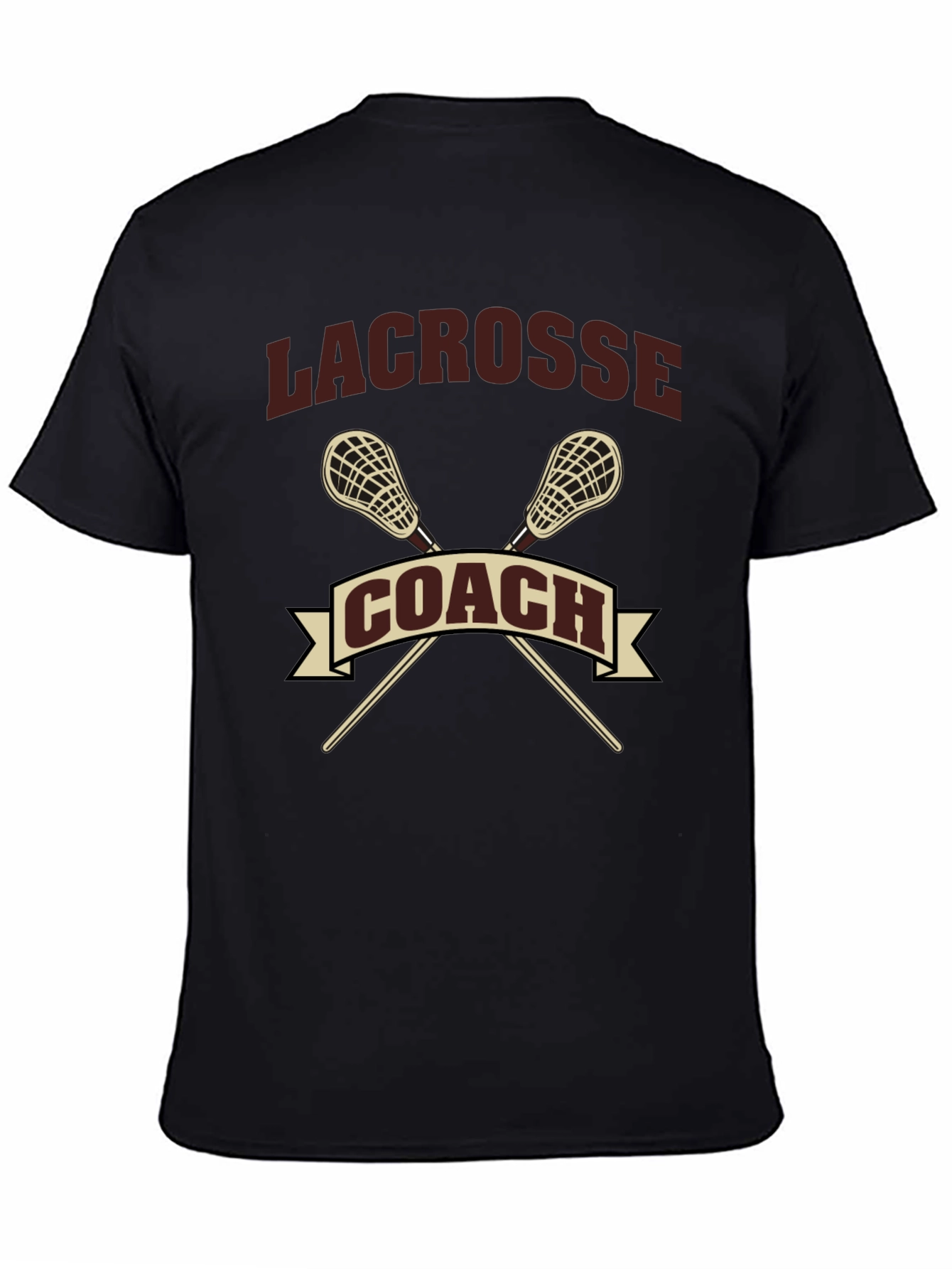 Lacrosse Coach T-Shirt - Sporty Graphic Tee