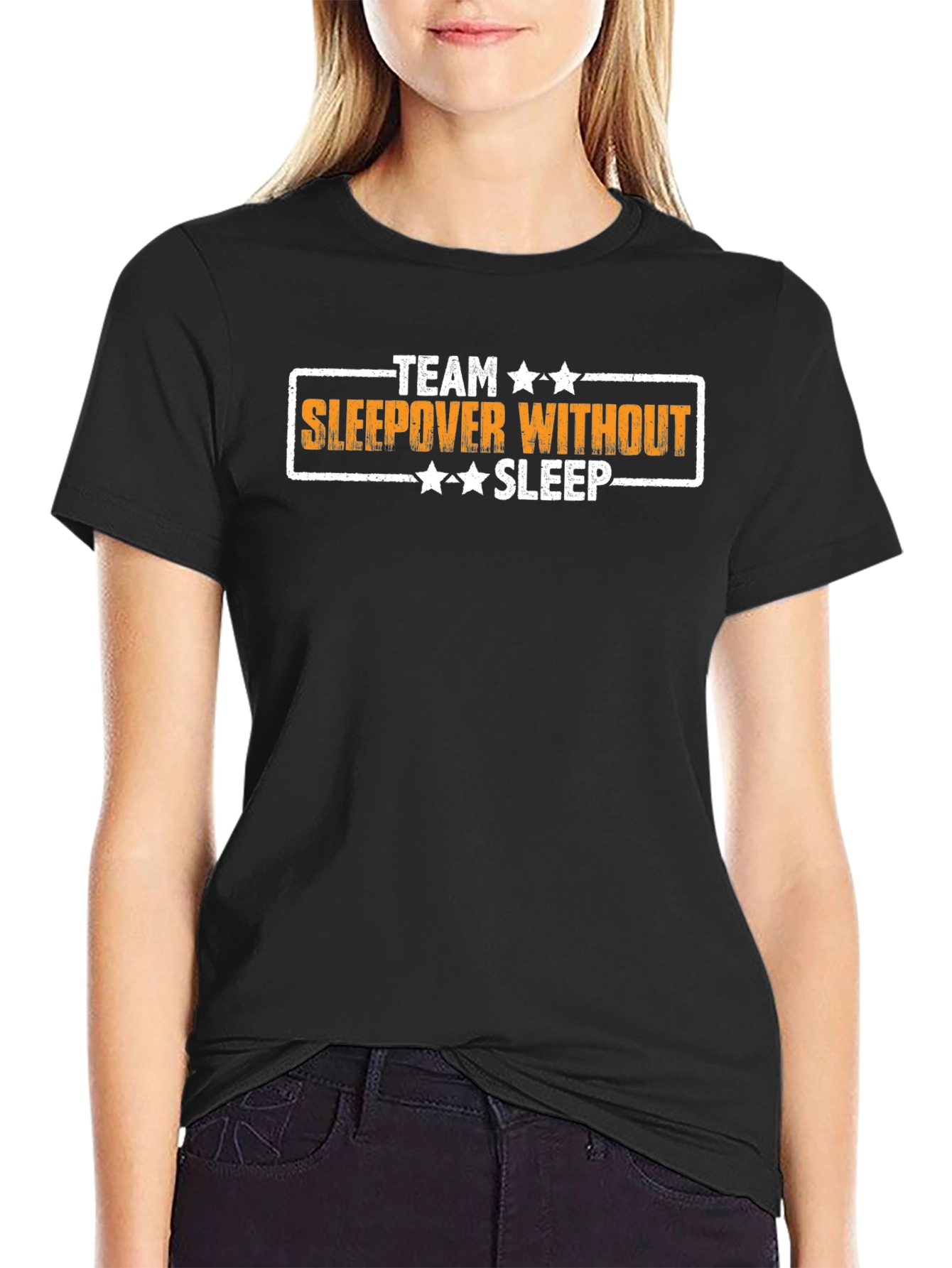 Team Sleepover Without Sleep Graphic T-Shirt