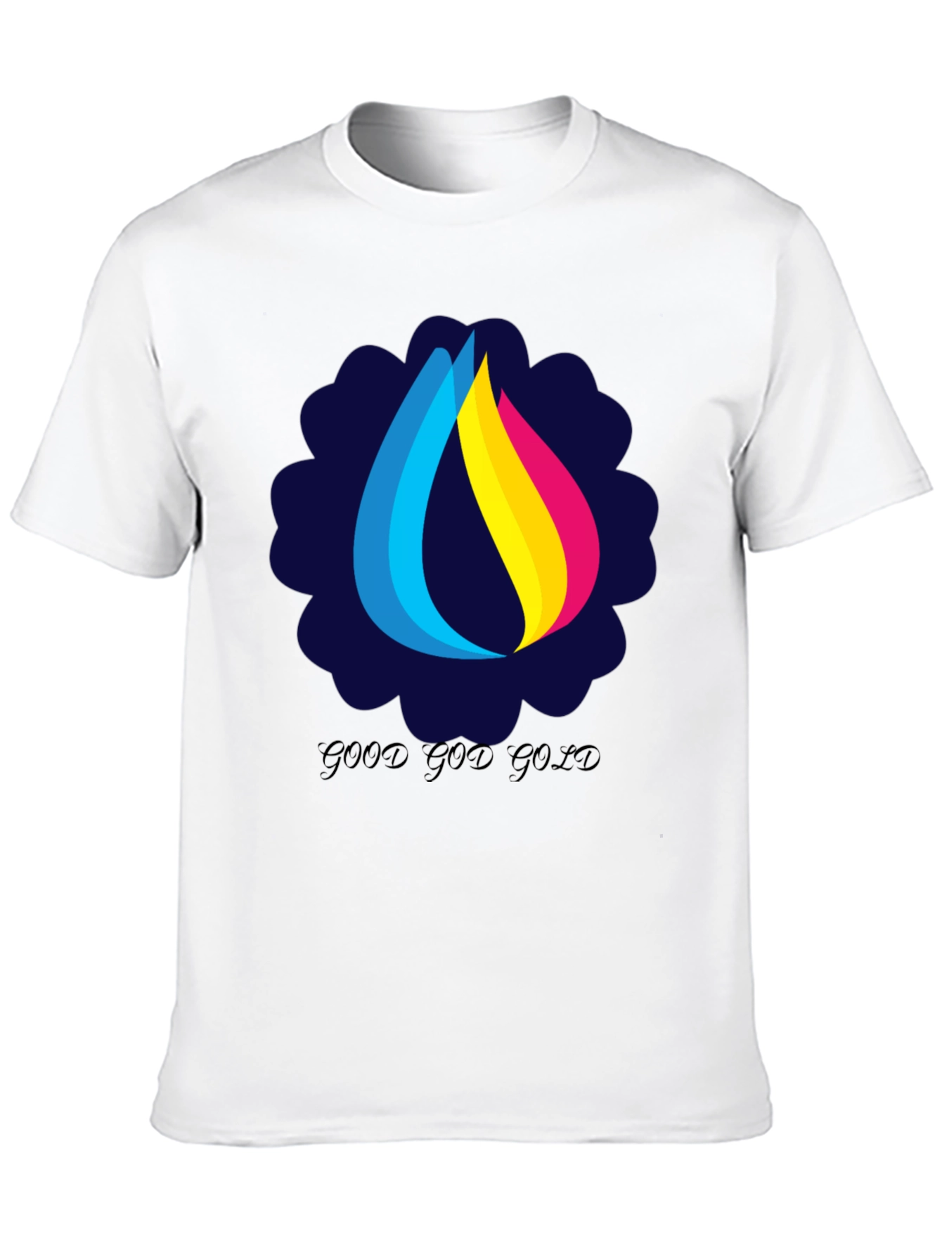 Good God Gold Graphic Tee - Stylish Black T-Shirt