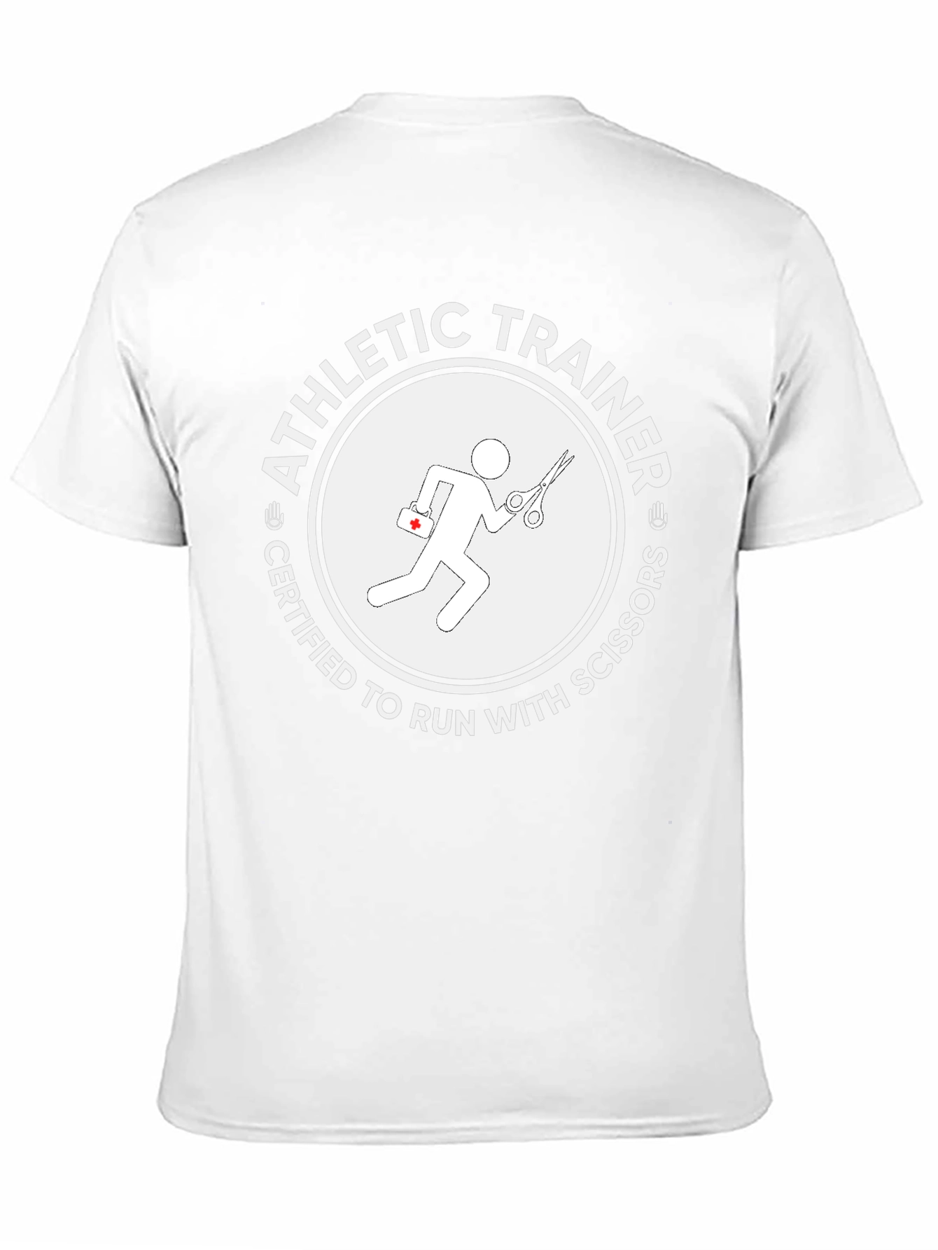 Athletic Trainer Certified to Run with Scissors T-Shirt