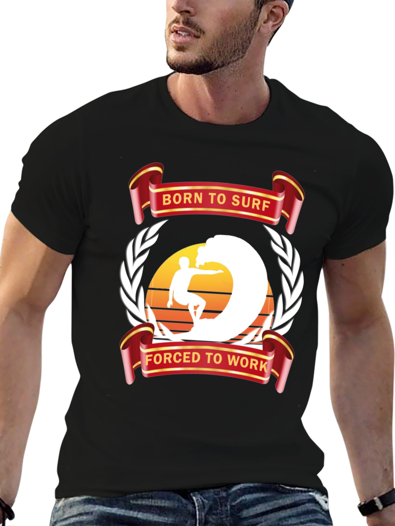 Born to Surf T-Shirt - Surfing Lifestyle Tee