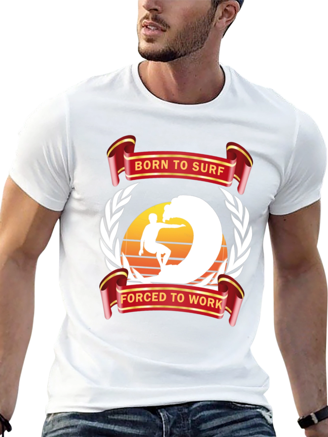 Born to Surf T-Shirt - Surfing Lifestyle Tee