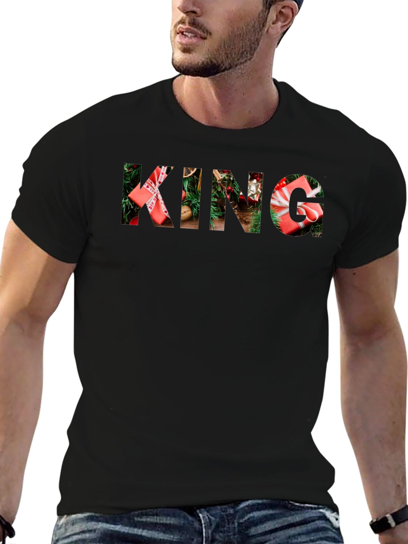 Christmas King T-Shirt Festive Holiday Apparel