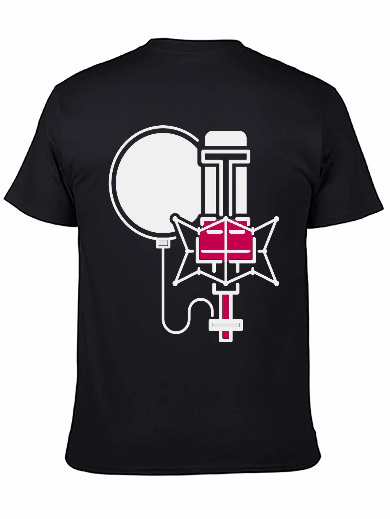 Retro Microphone Graphic Tee