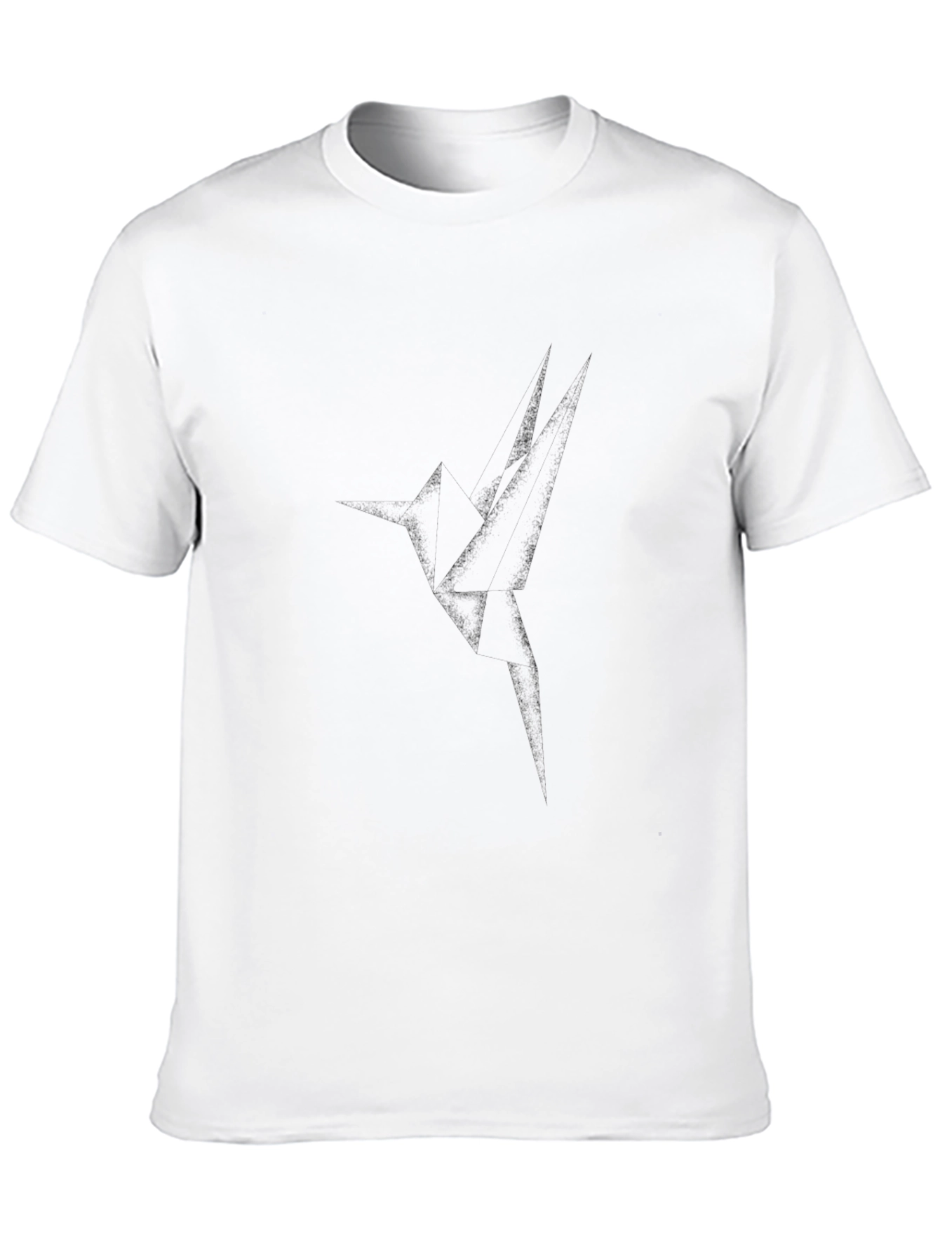 Minimalist Black T-Shirt - Abstract Design