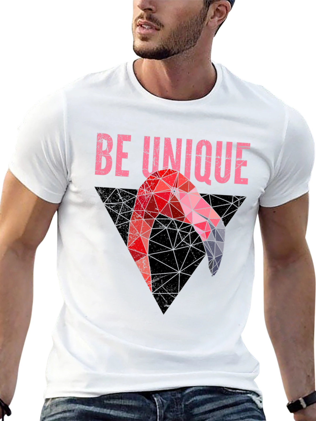 Be Unique Flamingo Graphic Tee