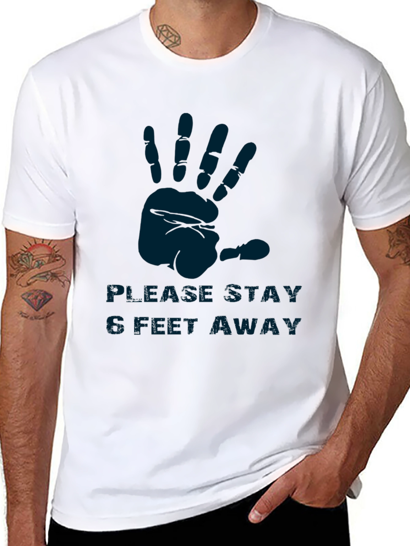 Social Distancing Tee - Stay 6 Feet Away