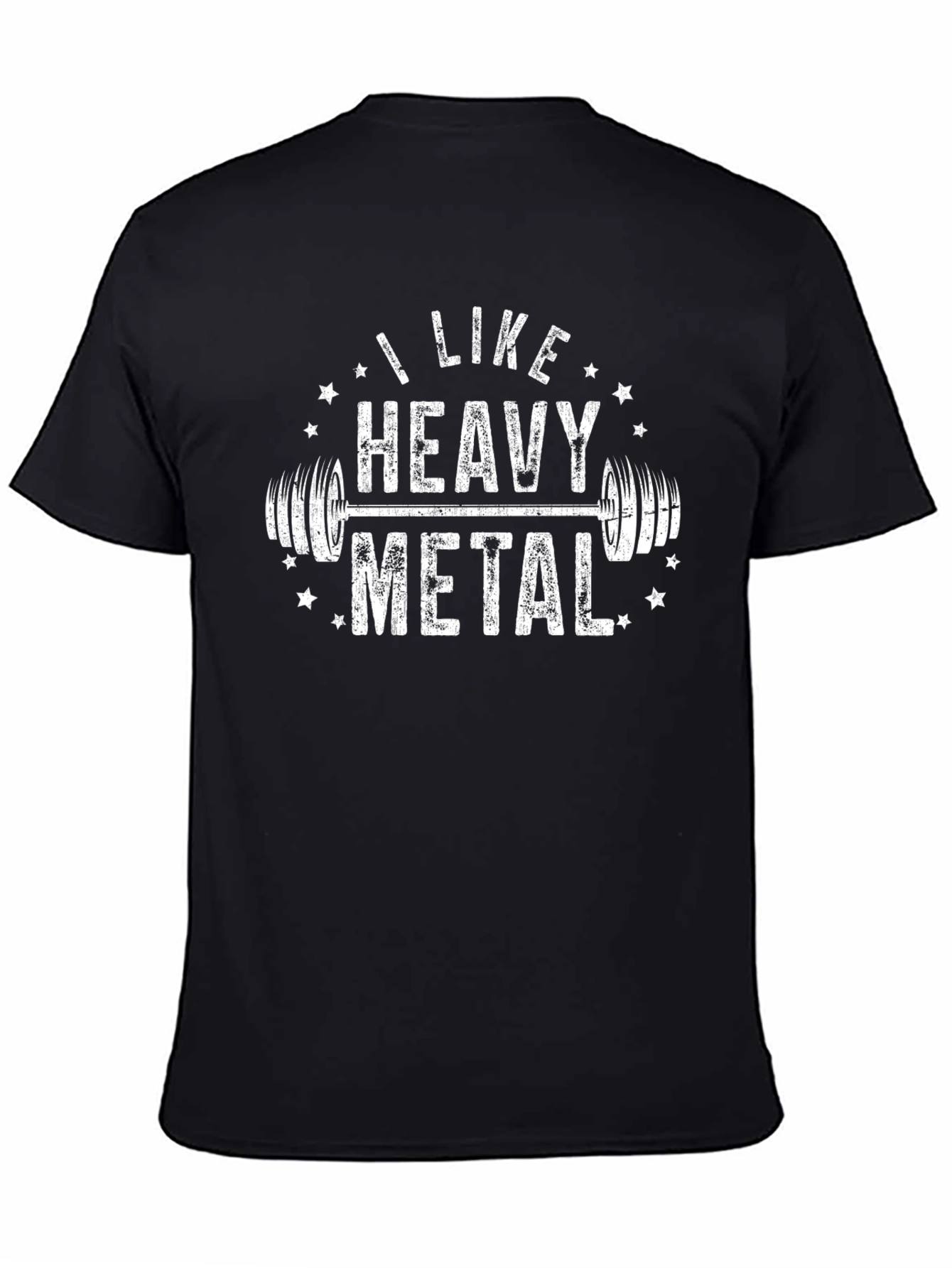 I Like Heavy Metal Gym T-Shirt - Black