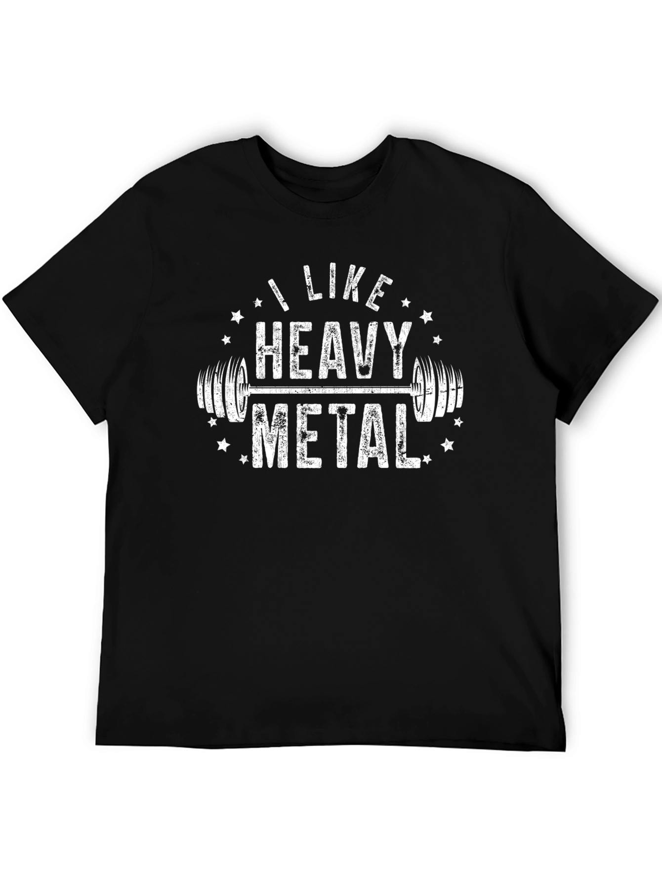 I Like Heavy Metal Gym T-Shirt - Black