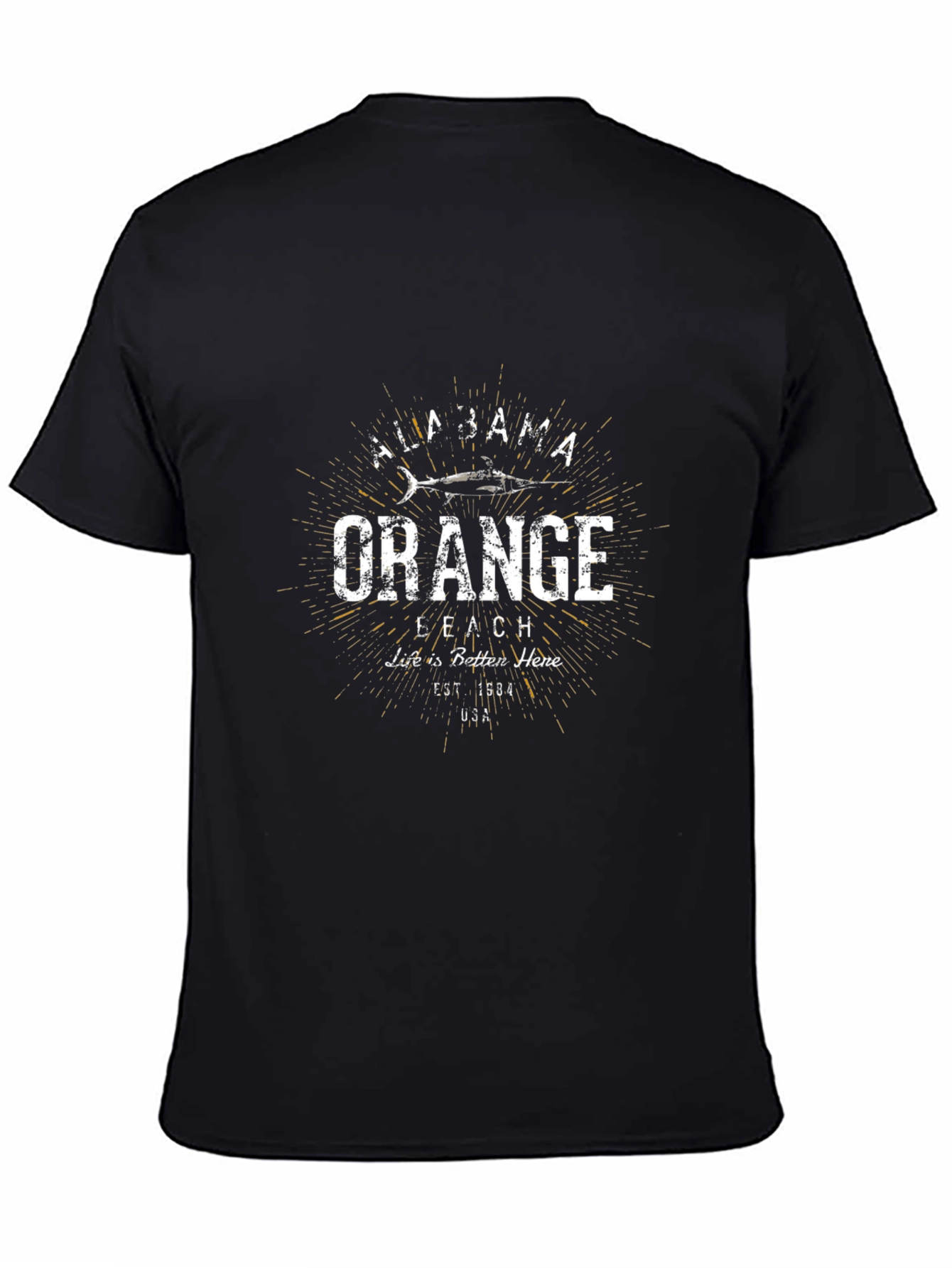 Alabama Orange Beach T-Shirt