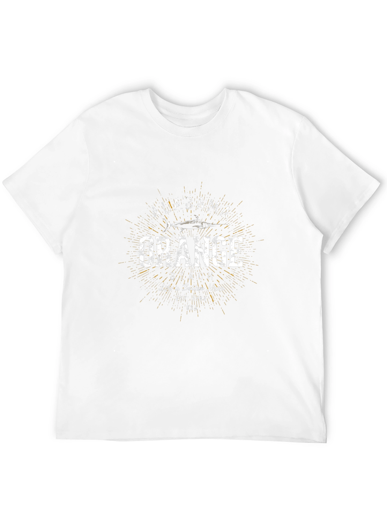 Alabama Orange Beach T-Shirt