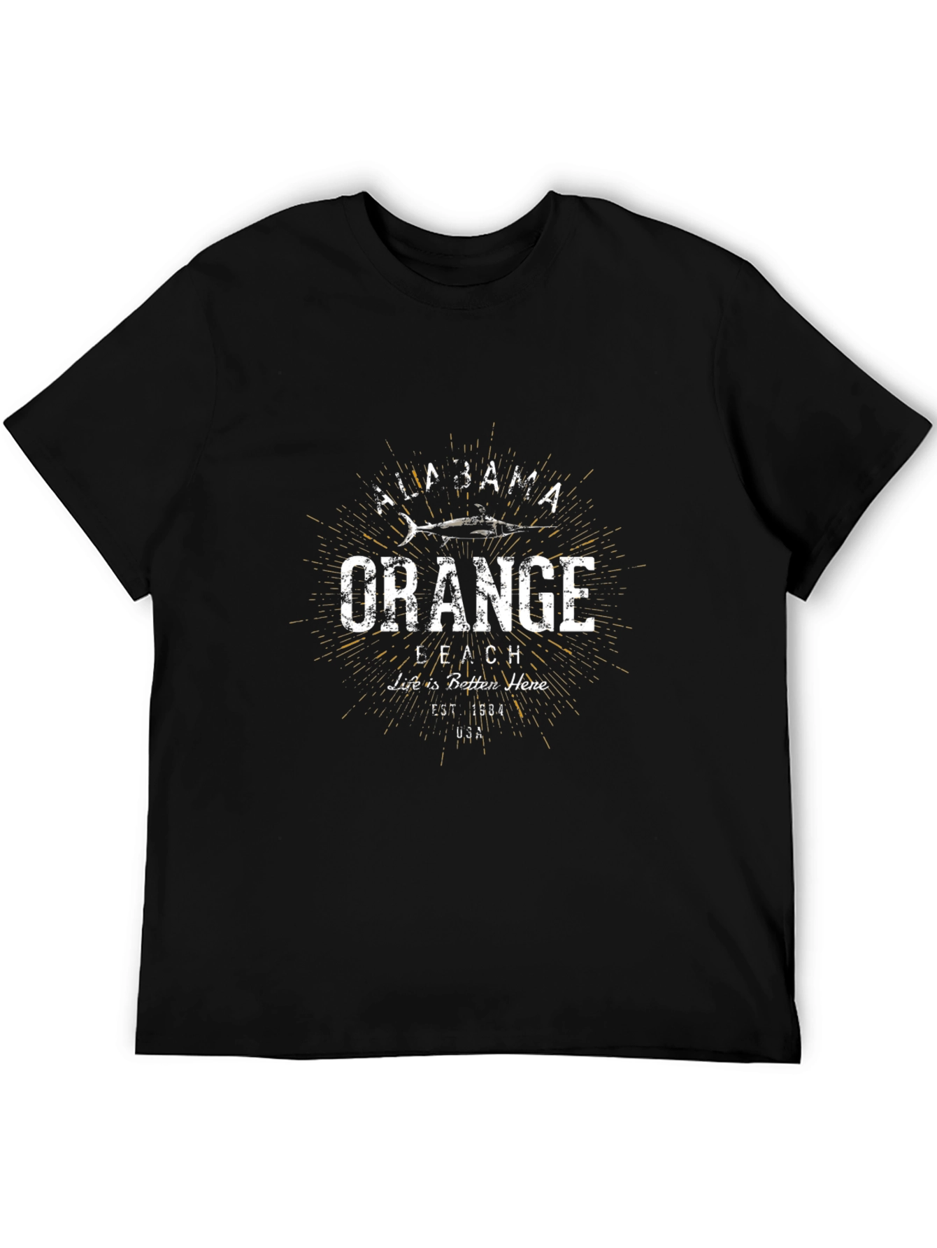 Alabama Orange Beach T-Shirt