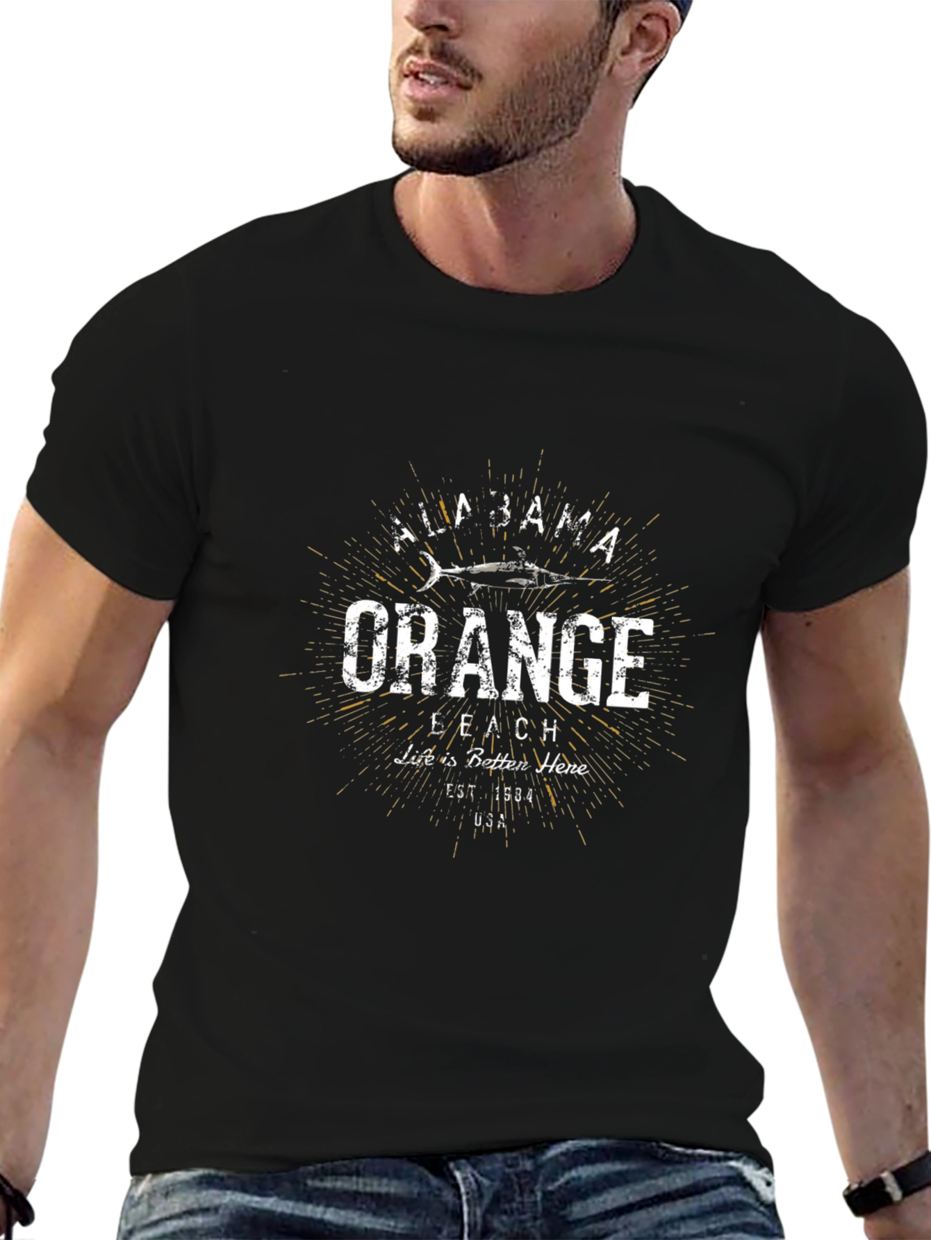 Alabama Orange Beach T-Shirt