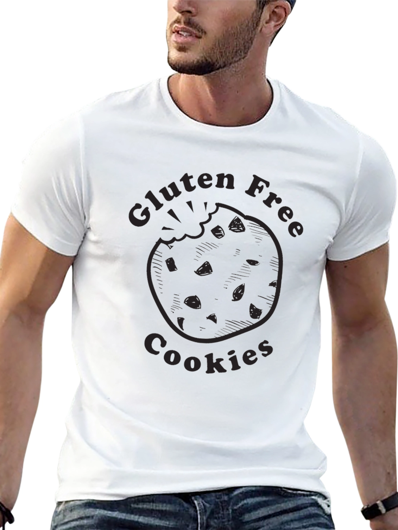 Gluten-Free Cookies Graphic Tee - Stylish Comfort