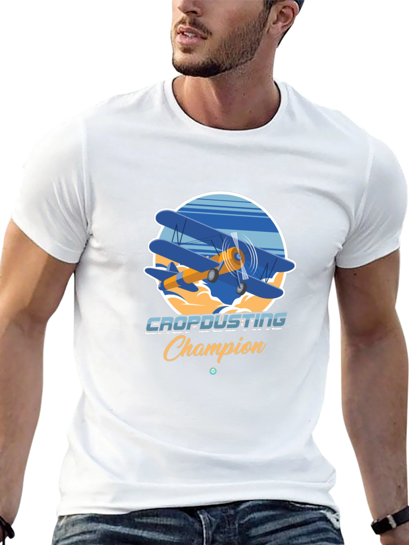 Cropdusting Champion T-Shirt - Aviation Tee