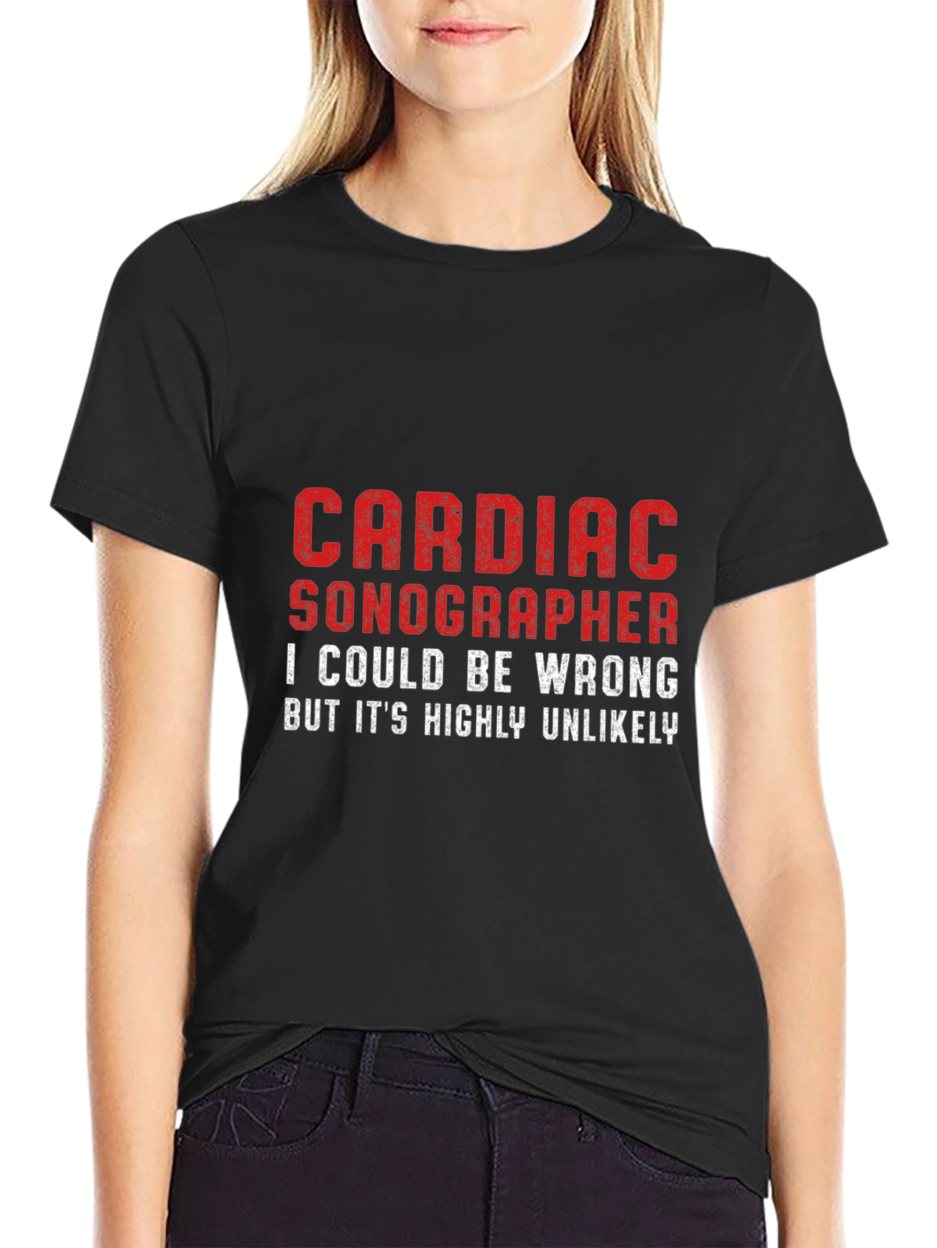 Cardiac Sonographer T-Shirt - Funny Job Pride Tee