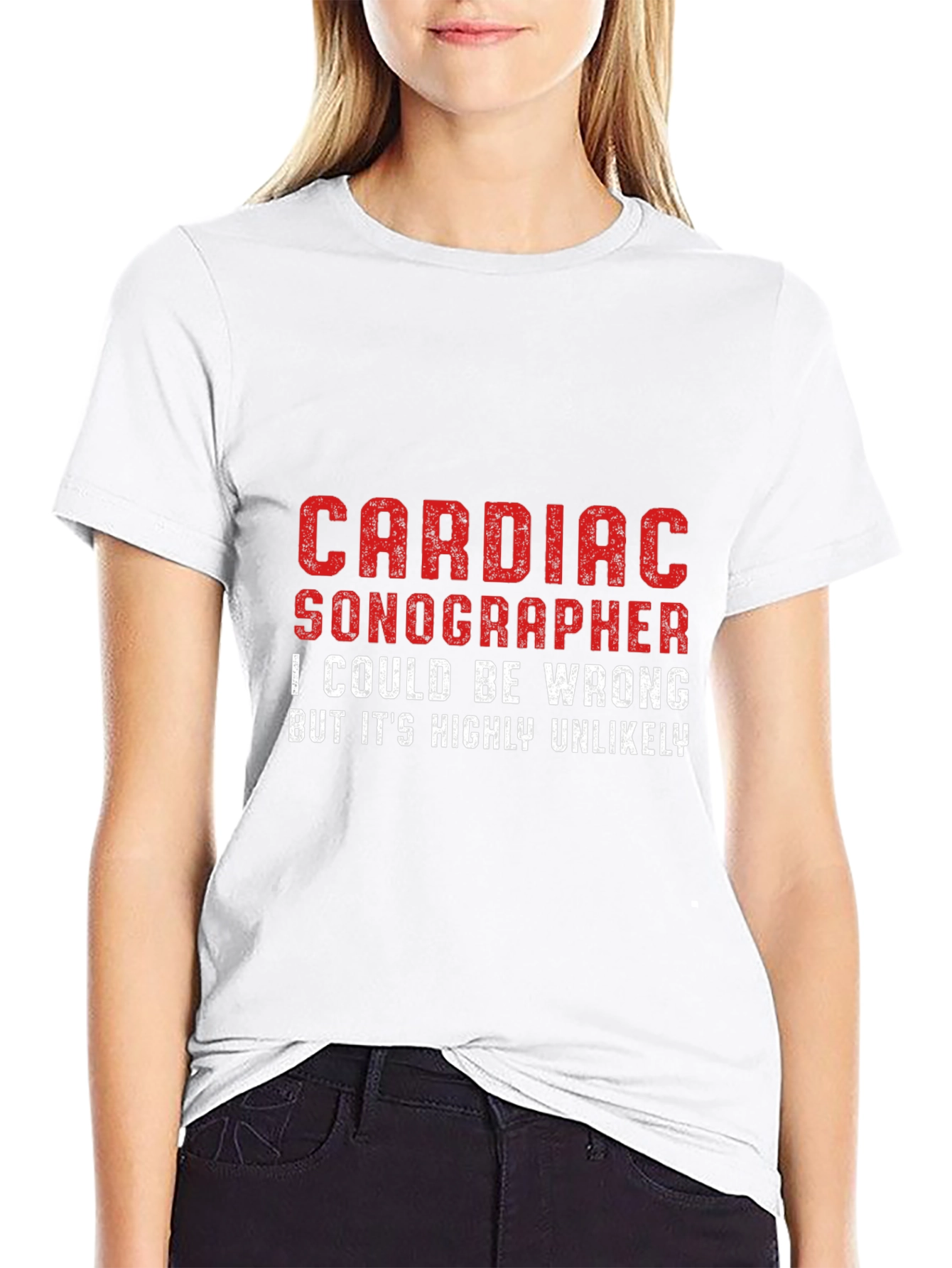 Cardiac Sonographer T-Shirt - Funny Job Pride Tee