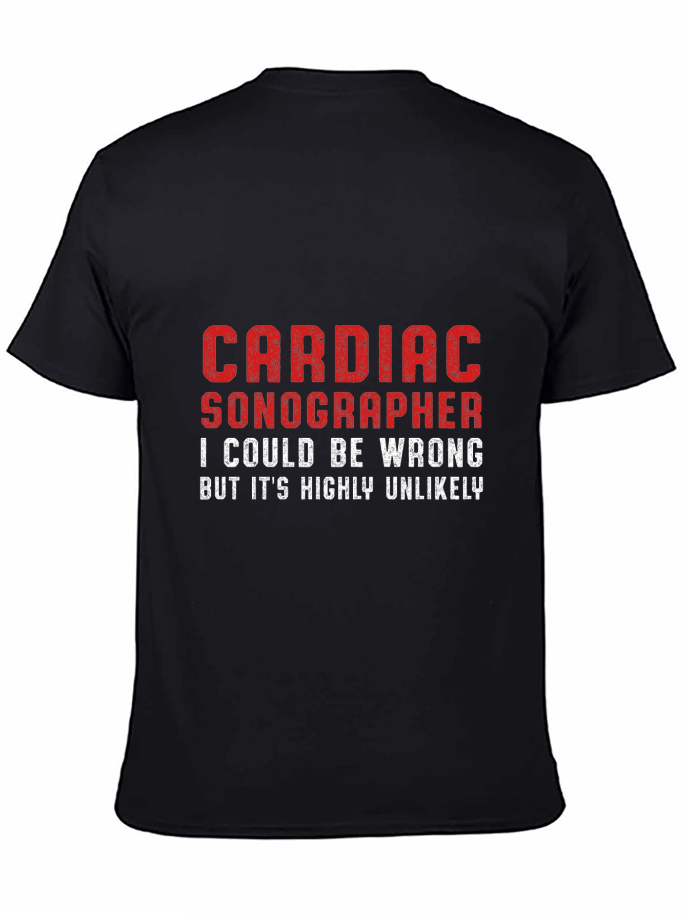 Cardiac Sonographer T-Shirt - Funny Job Pride Tee