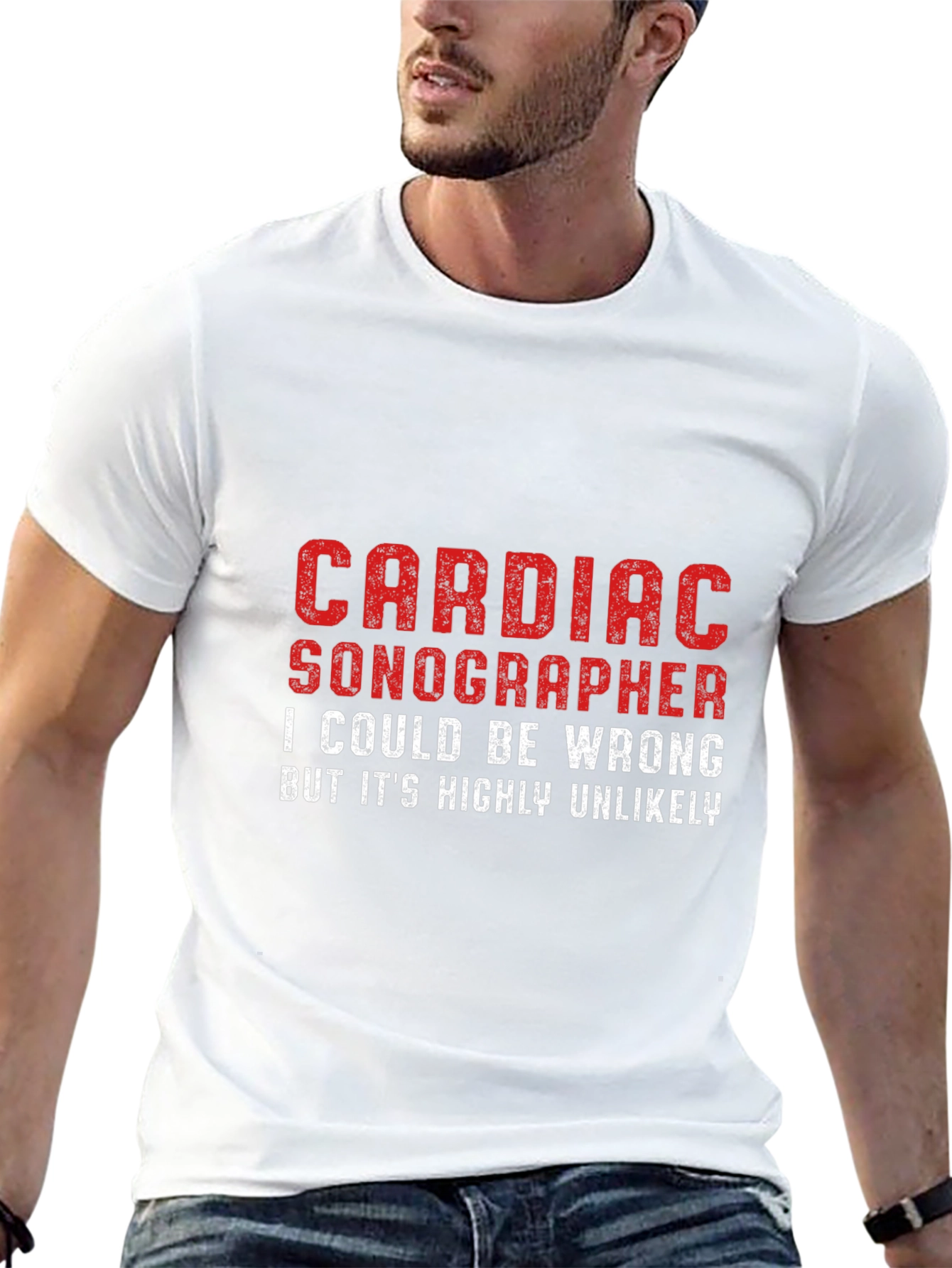 Cardiac Sonographer T-Shirt - Funny Job Pride Tee